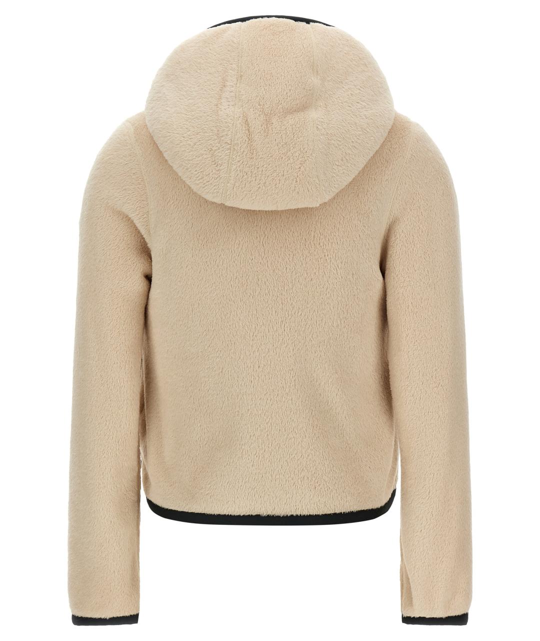 MONCLER GRENOBLE Бежевая полиэстеровая куртка, фото 2