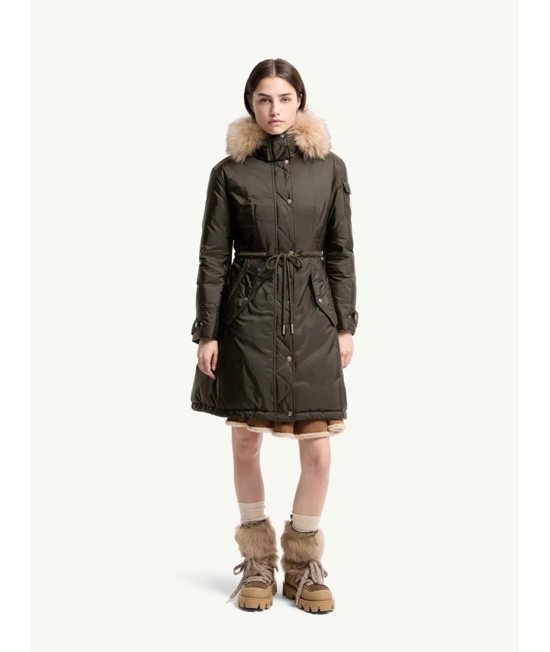 MONCLER Хаки парка, фото 2