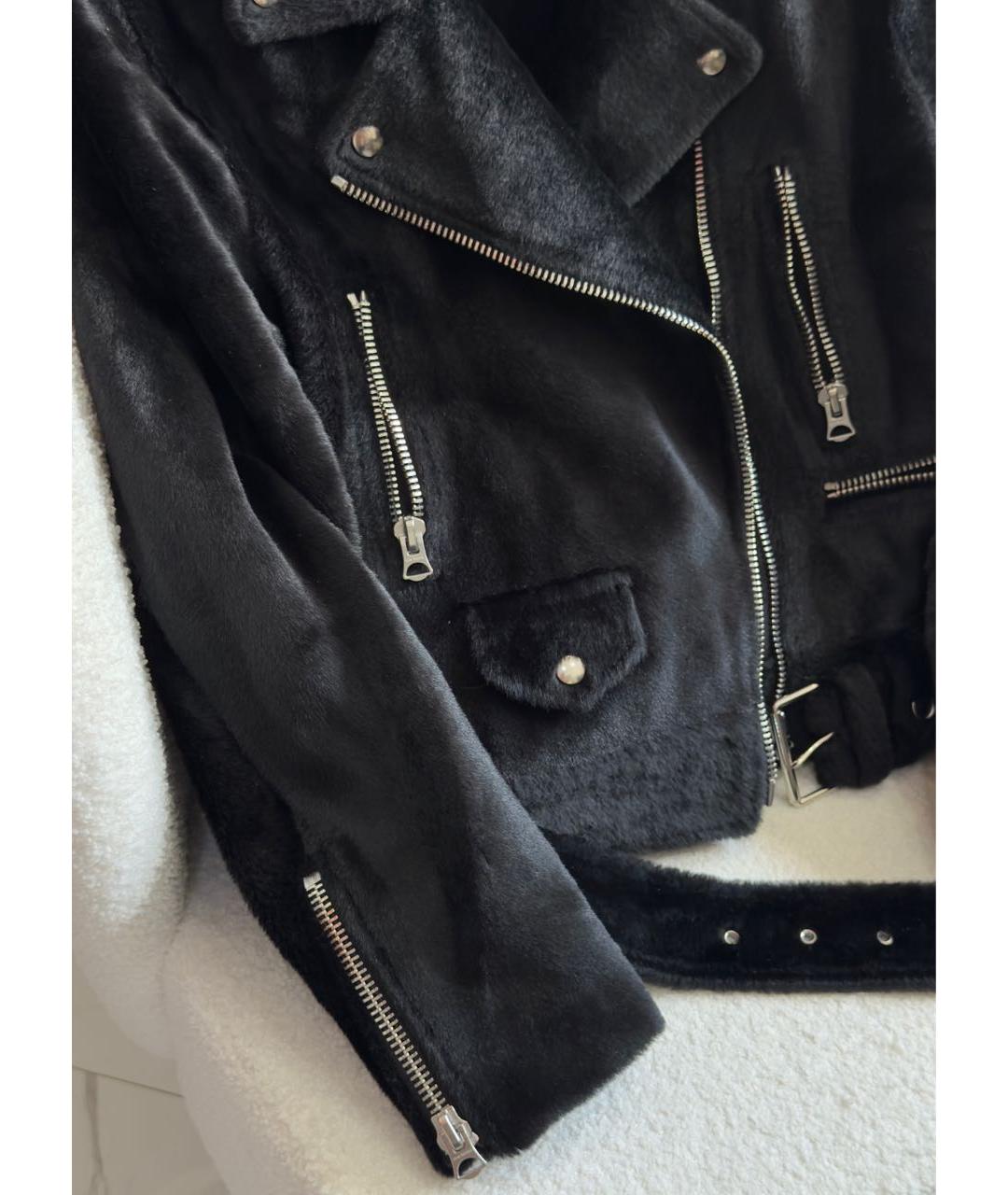 ACNE STUDIOS Черная меховая куртка, фото 3