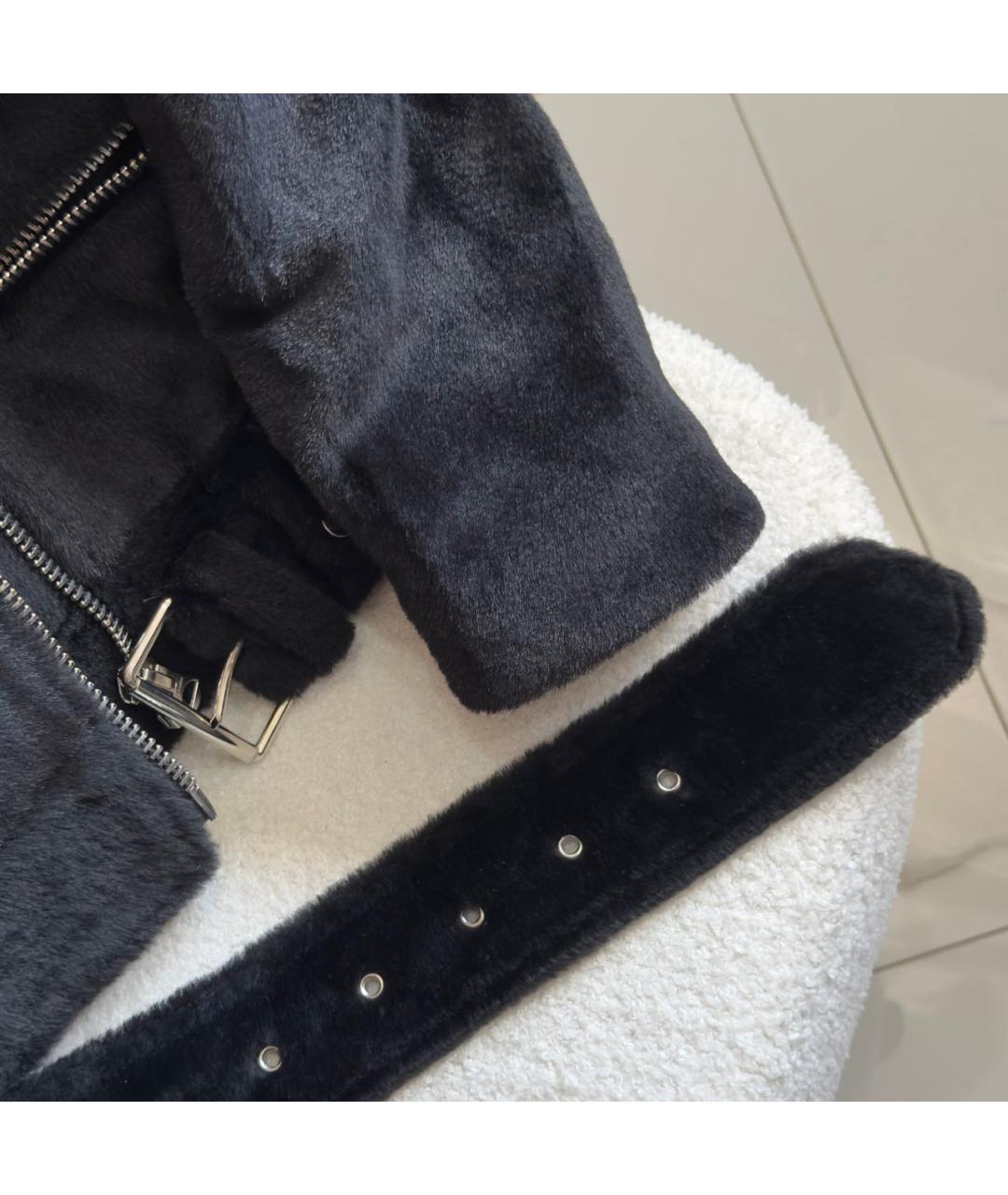 ACNE STUDIOS Черная меховая куртка, фото 4