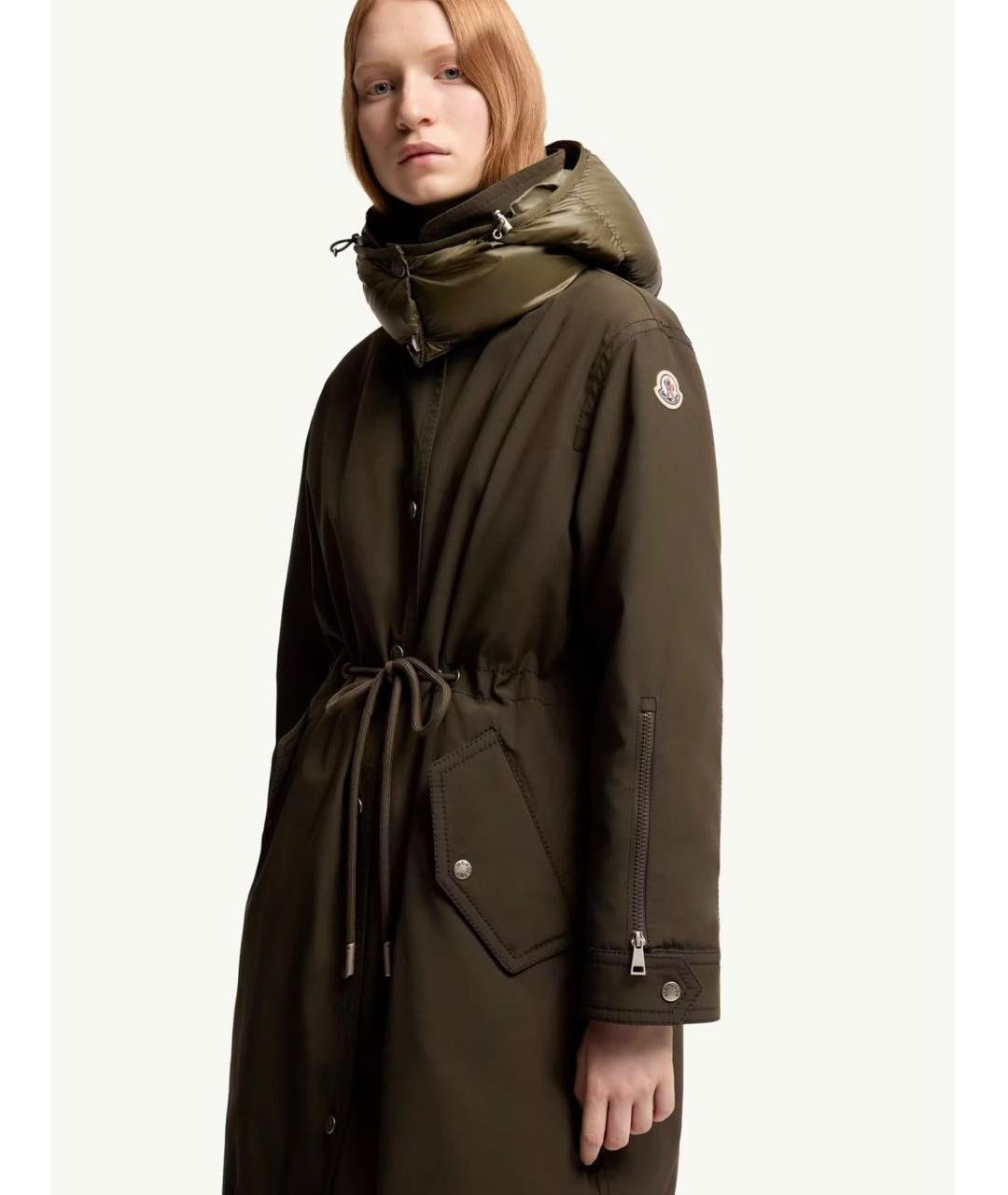 MONCLER Хаки парка, фото 6