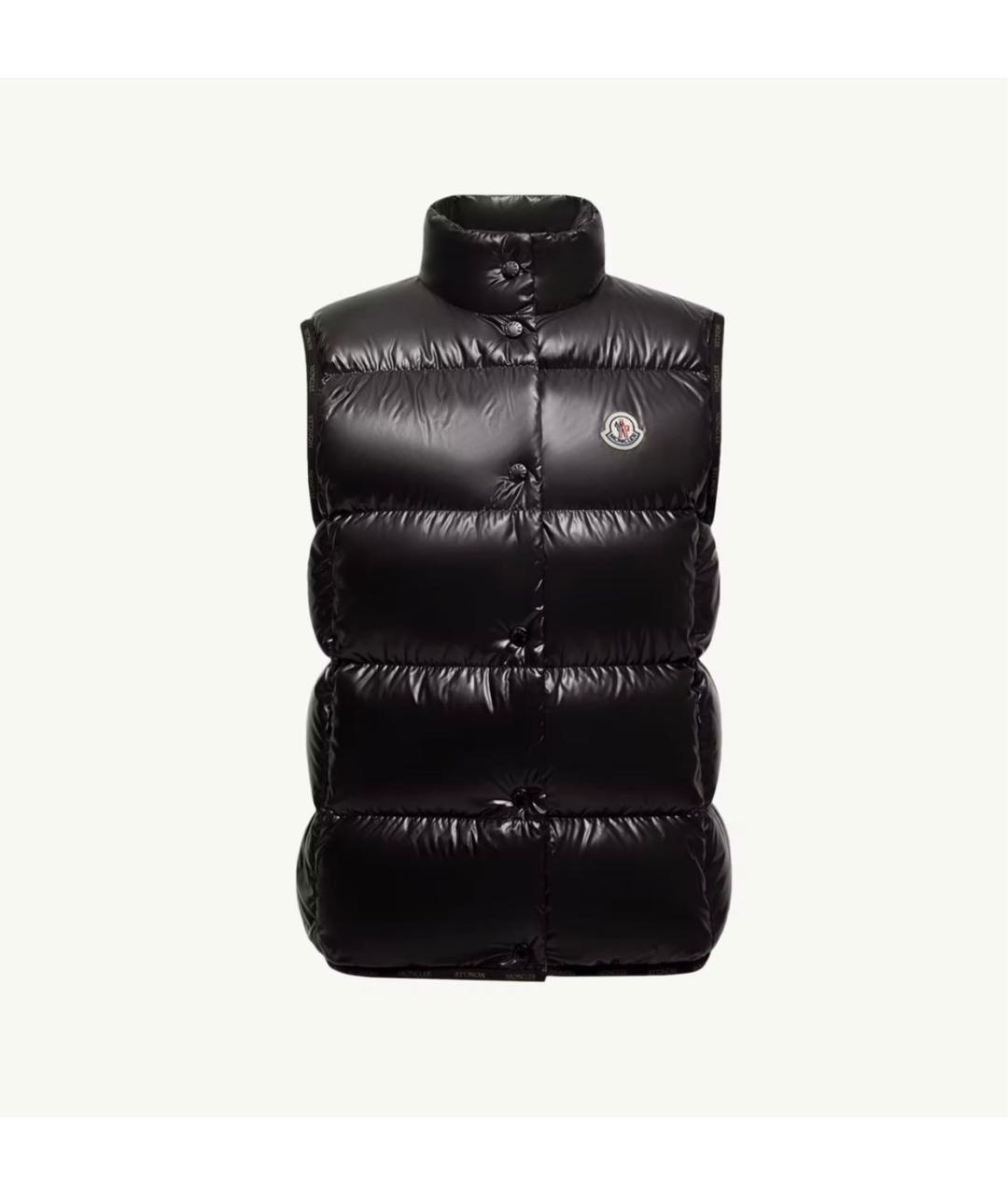 MONCLER Черный жилет, фото 6