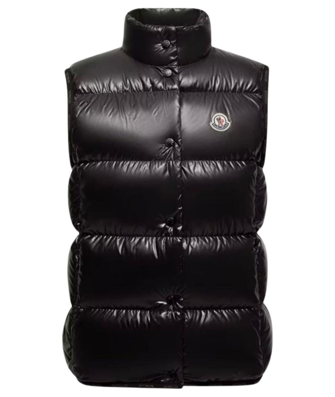 MONCLER Черный жилет, фото 1