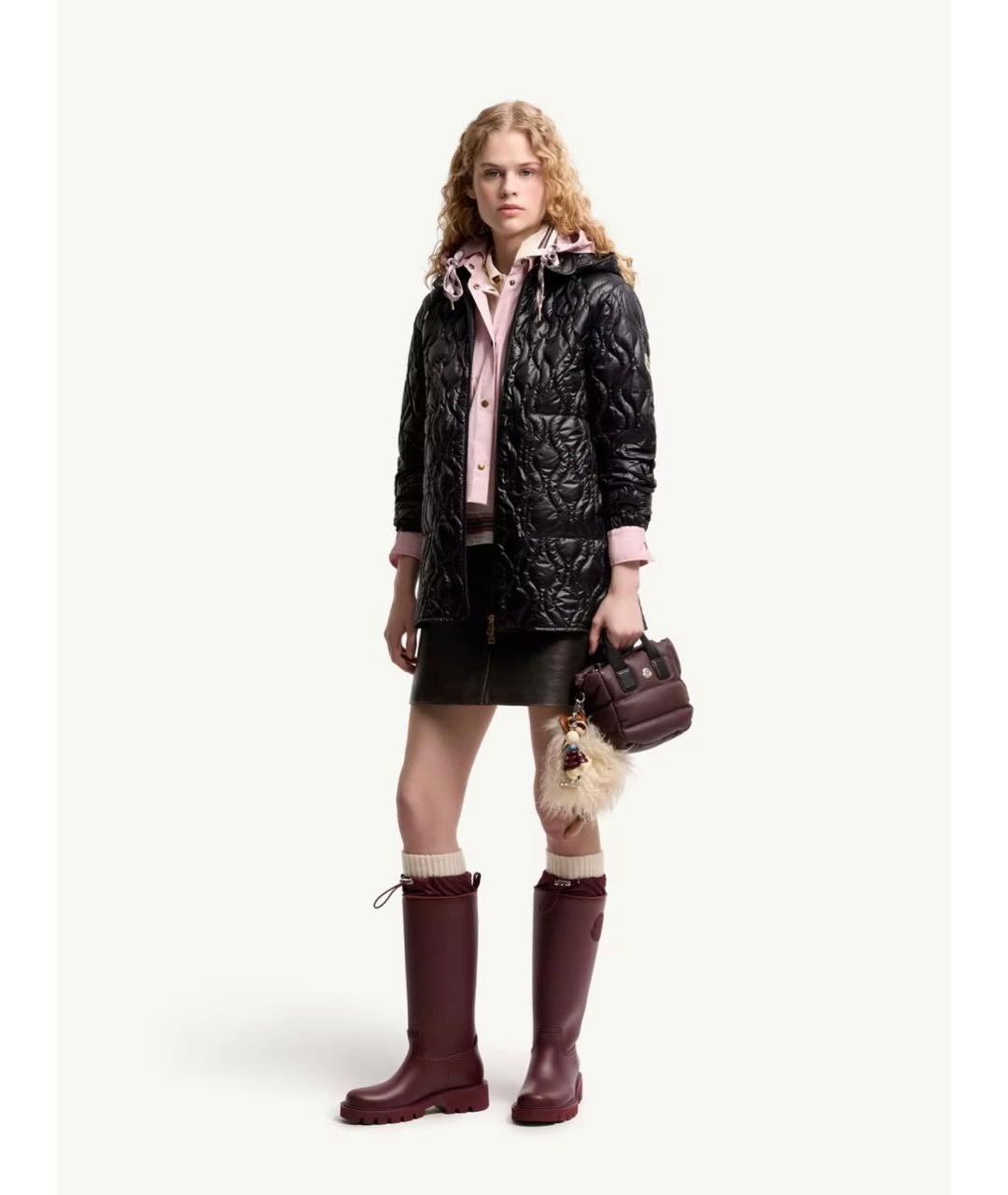MONCLER Черная куртка, фото 5