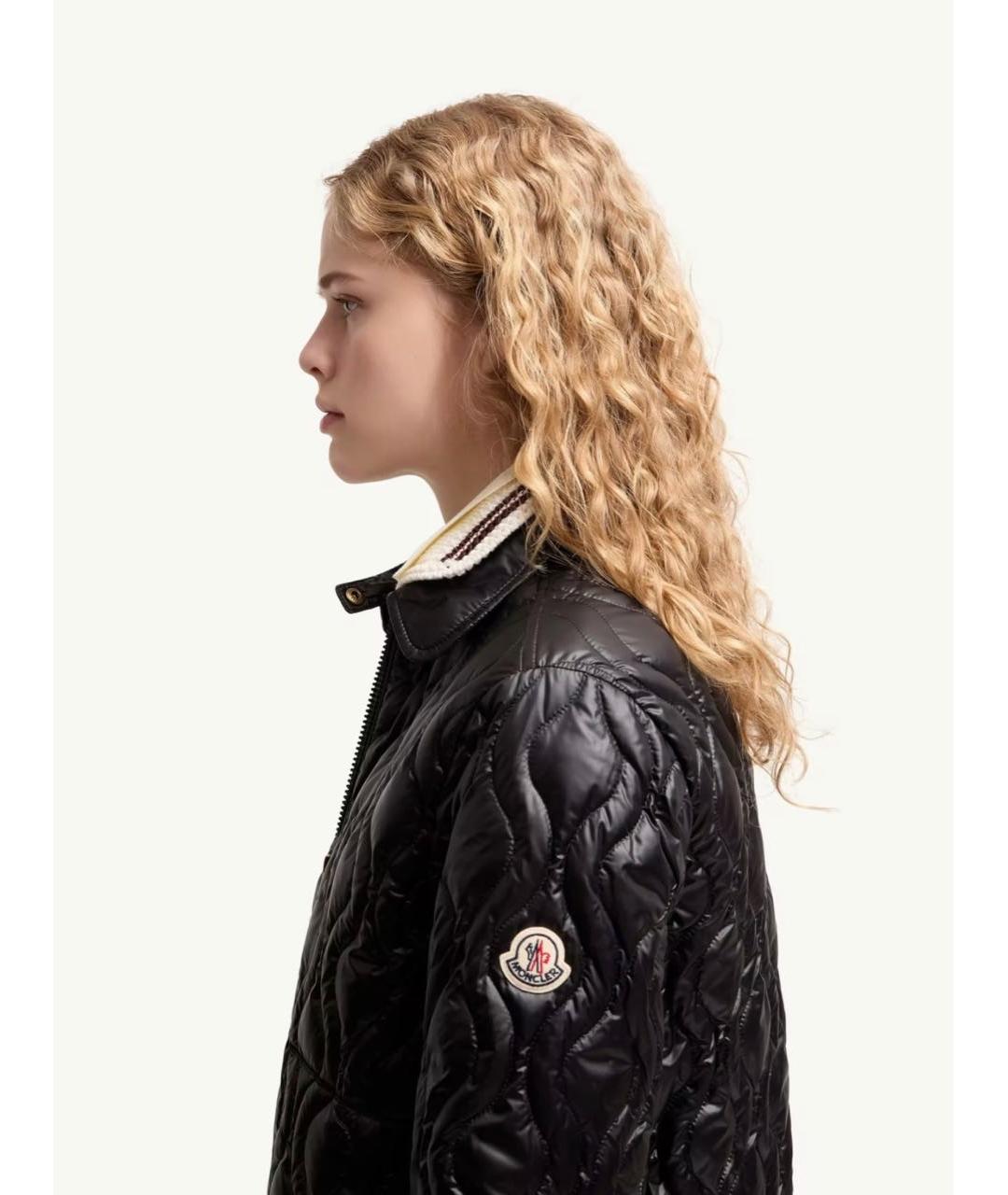 MONCLER Черная куртка, фото 4