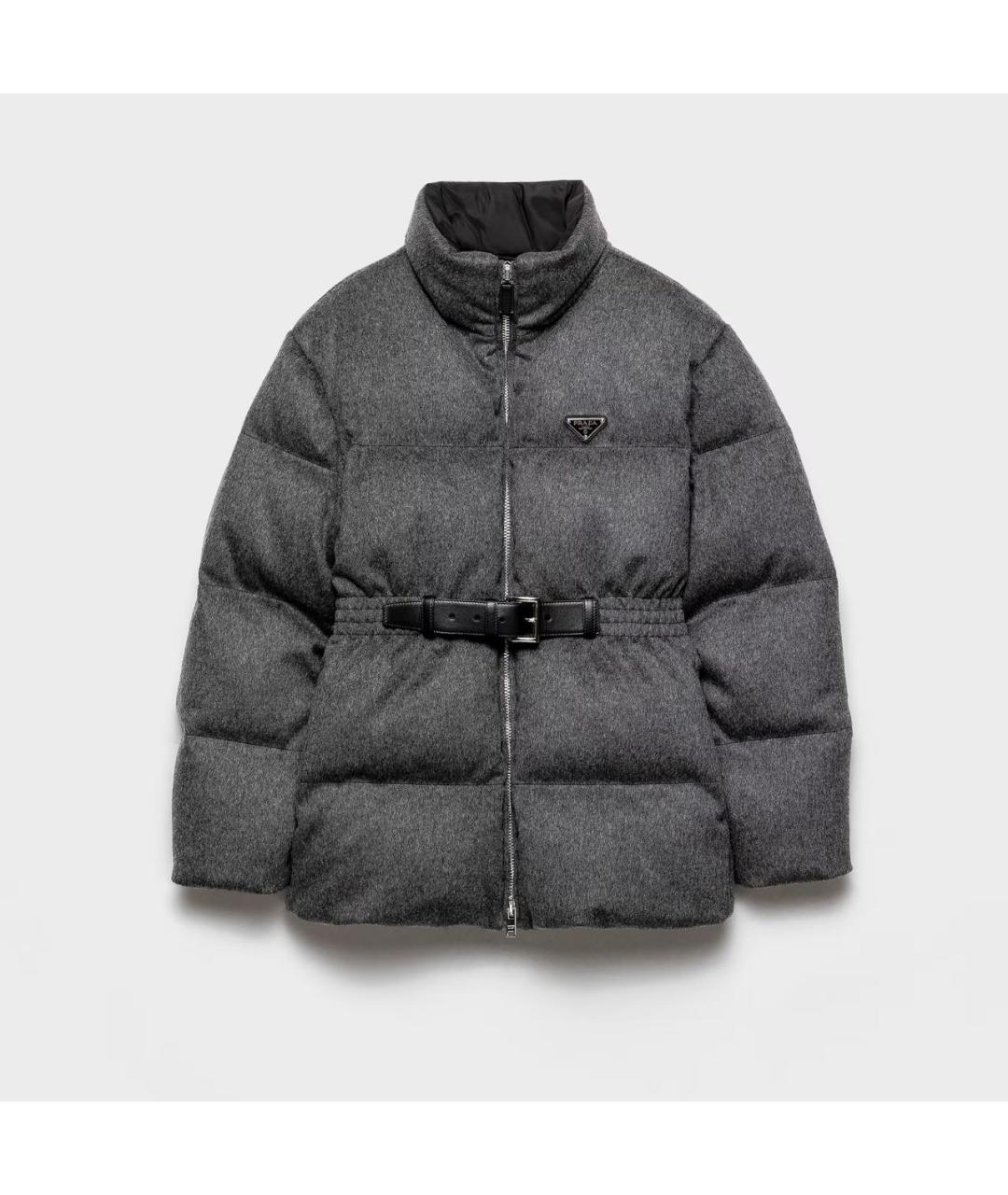 PRADA Серая шерстяная куртка, фото 5