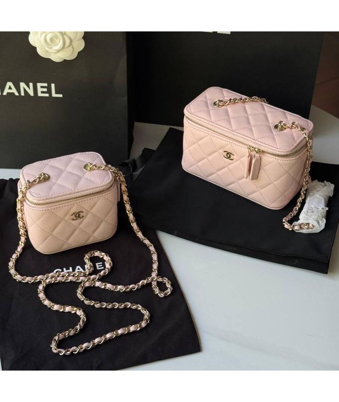 CHANEL Розовая сумка через плечо, фото 3