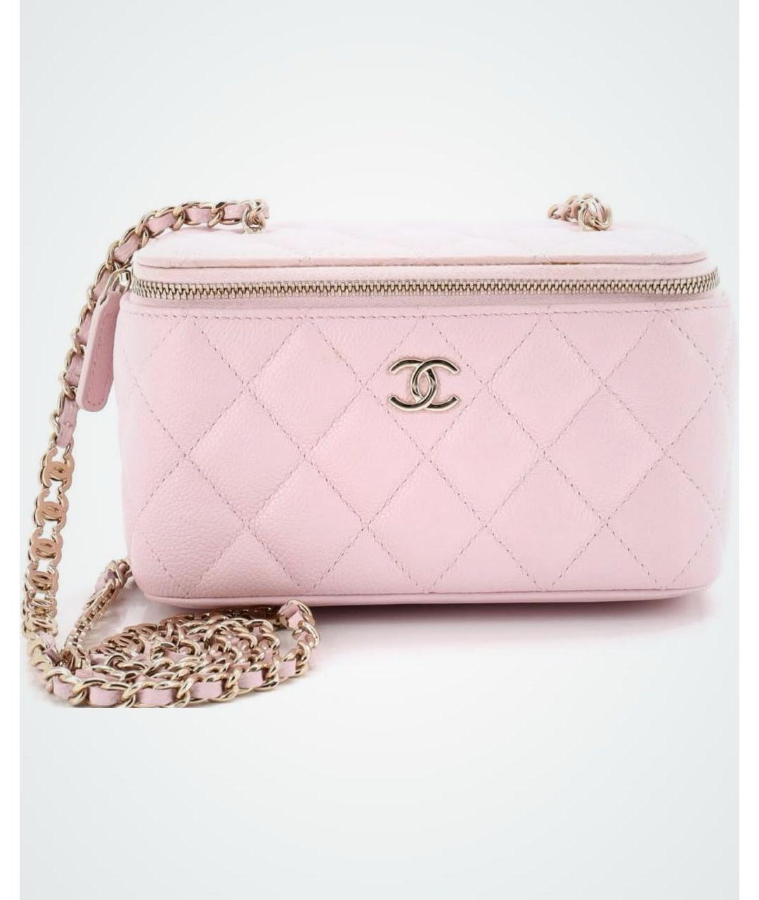 CHANEL Розовая сумка через плечо, фото 7