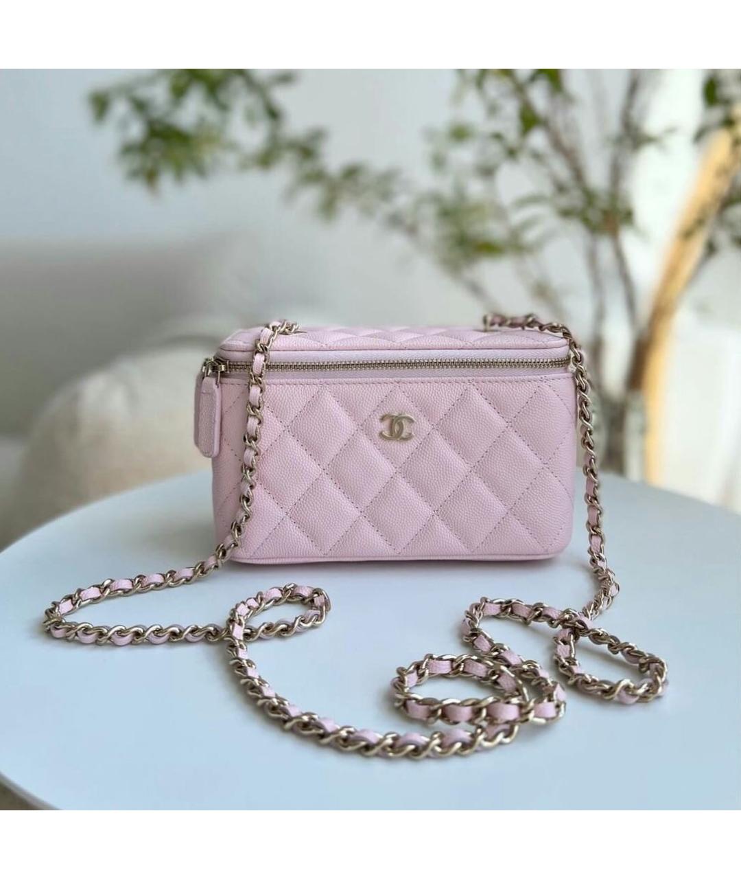 CHANEL Розовая сумка через плечо, фото 6