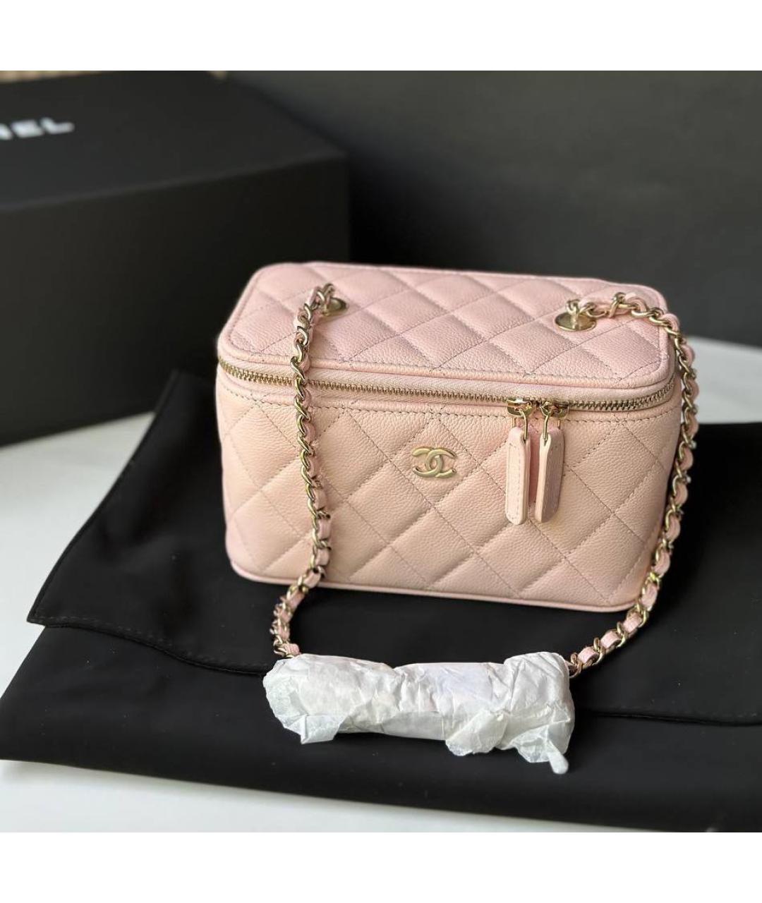 CHANEL Розовая сумка через плечо, фото 2