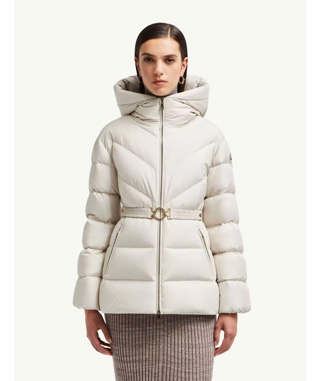 MONCLER Белая куртка, фото 4