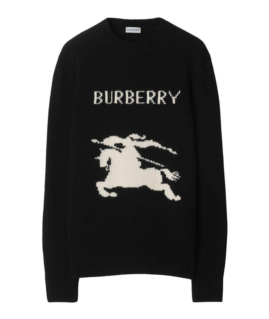 BURBERRY Черный джемпер / свитер, фото 1