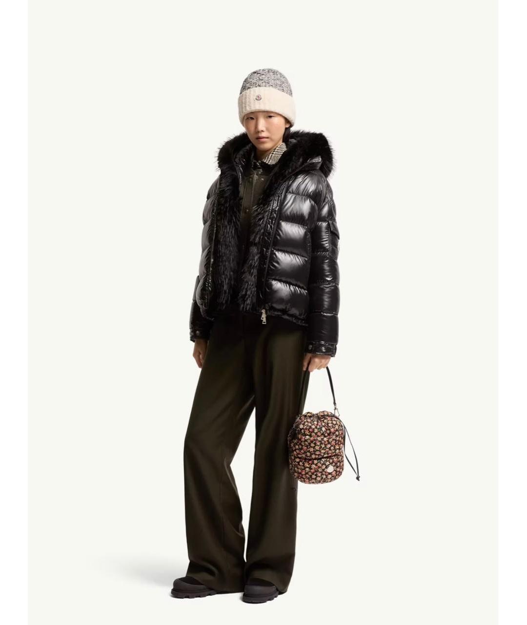MONCLER Черная куртка, фото 2