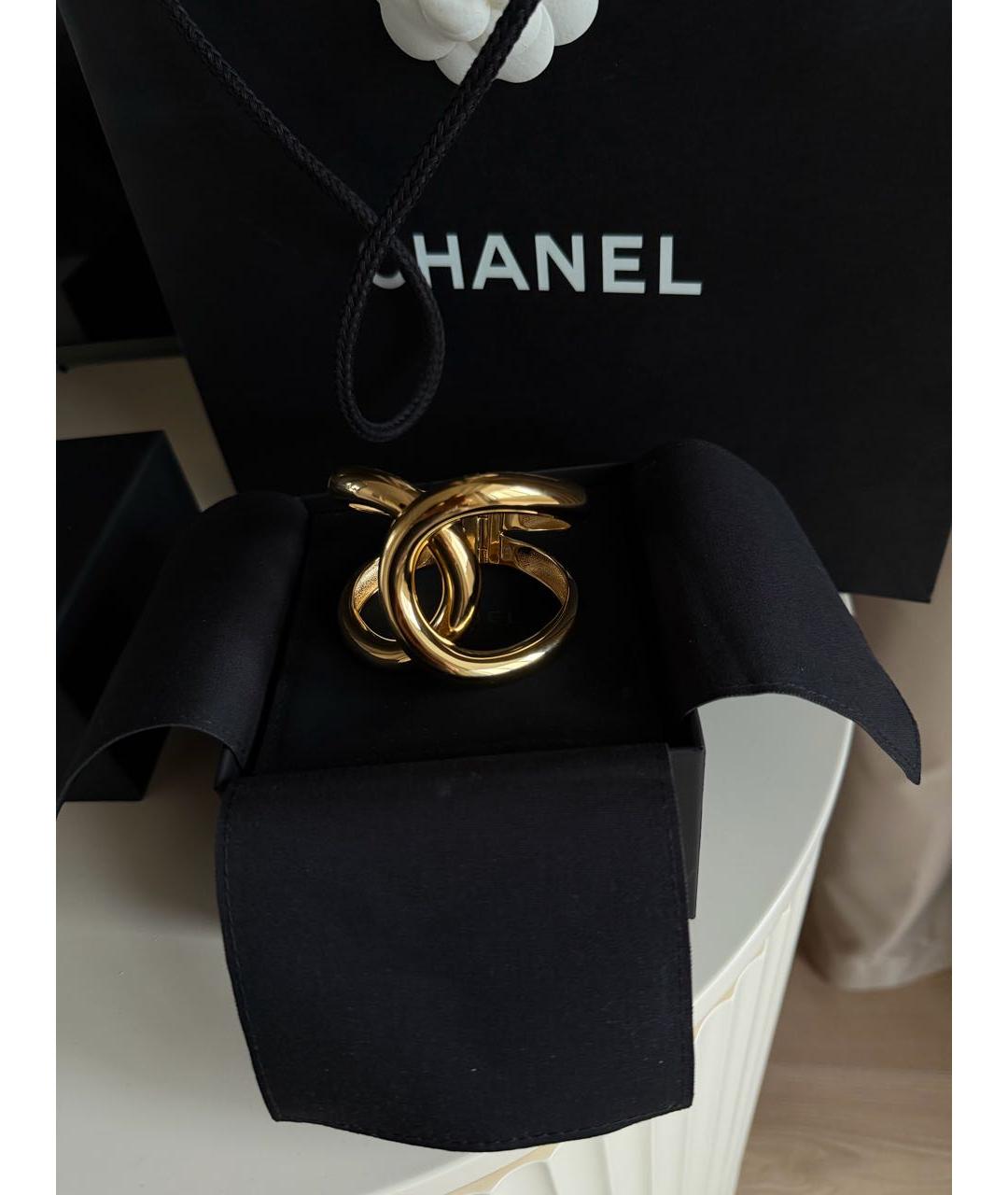 CHANEL Золотой браслет, фото 5
