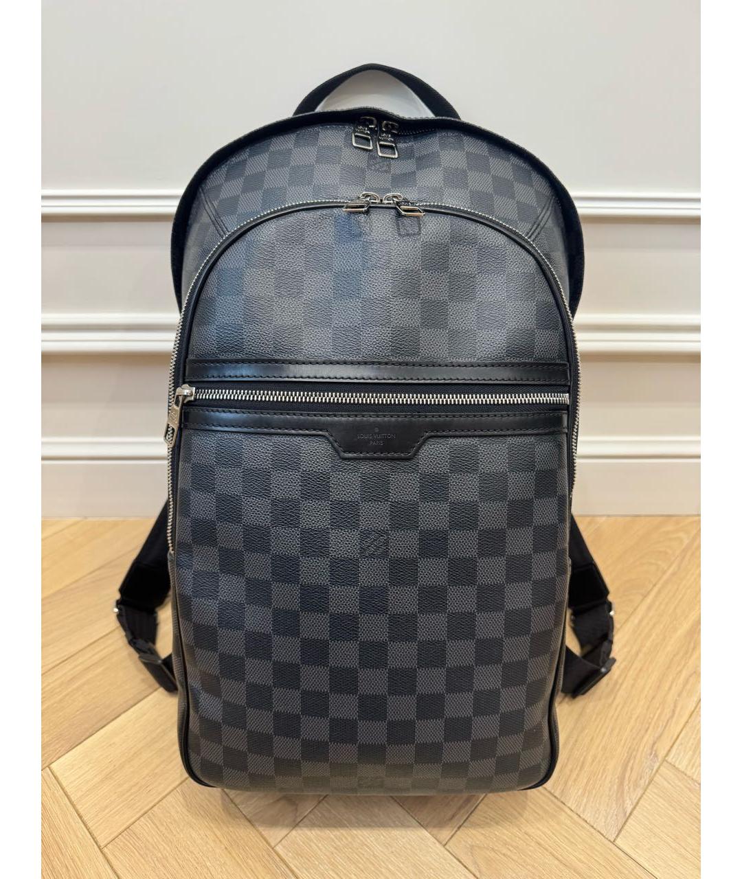 LOUIS VUITTON Черный рюкзак, фото 9