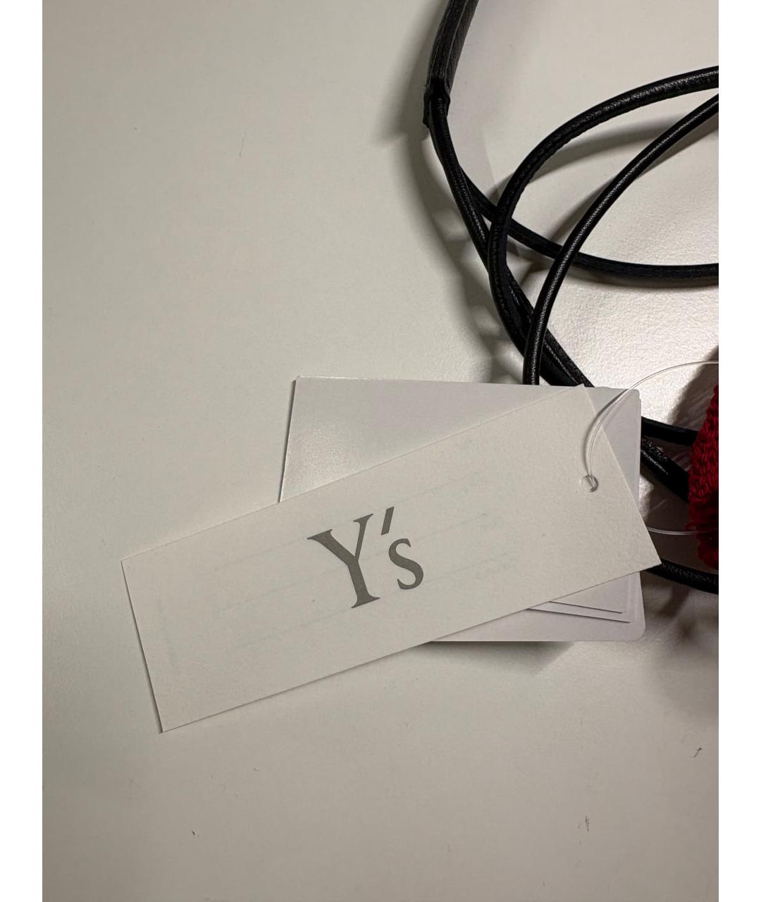 YOHJI YAMAMOTO Красная хлопковая сумка через плечо, фото 9