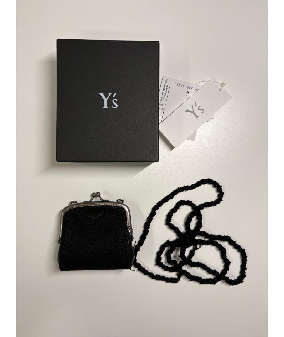 YOHJI YAMAMOTO Черная тканевая сумка через плечо, фото 3