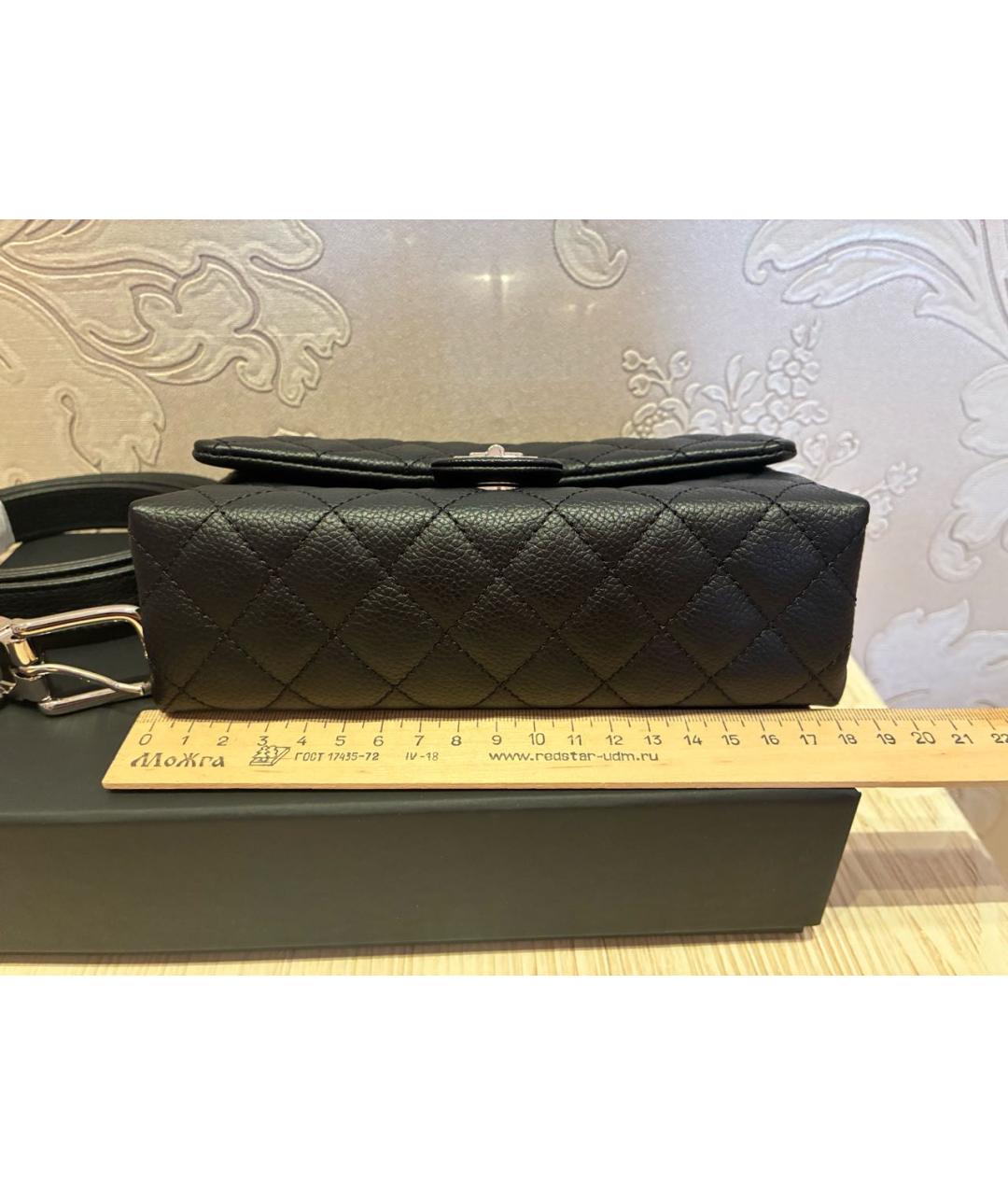 CHANEL Черная кожаная поясная сумка, фото 8