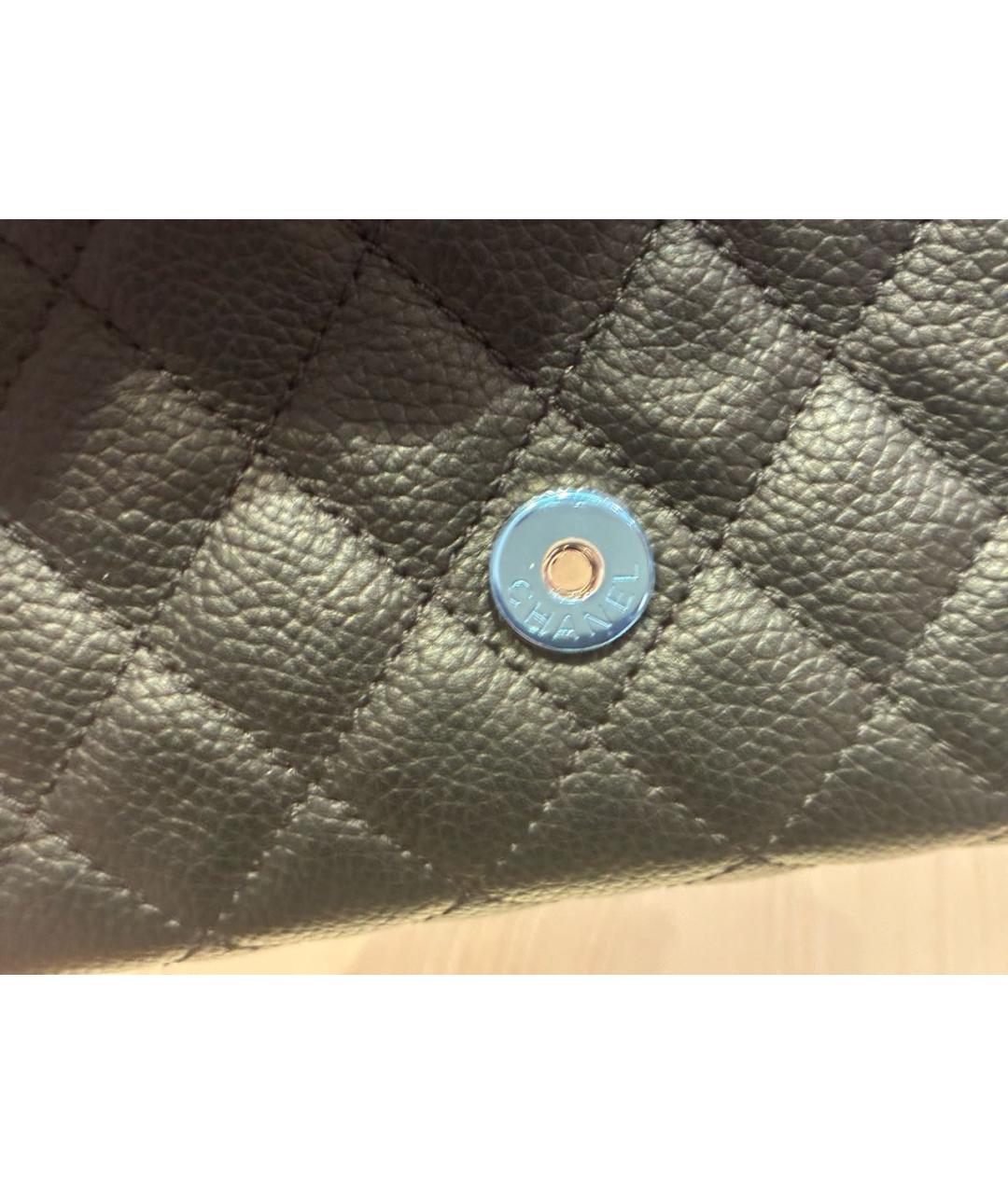 CHANEL Черная кожаная поясная сумка, фото 6