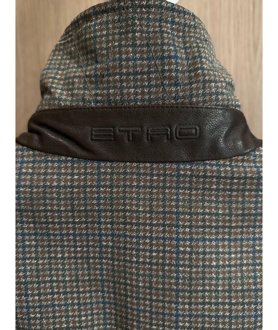 ETRO Коричневая полиэстеровая куртка, фото 3