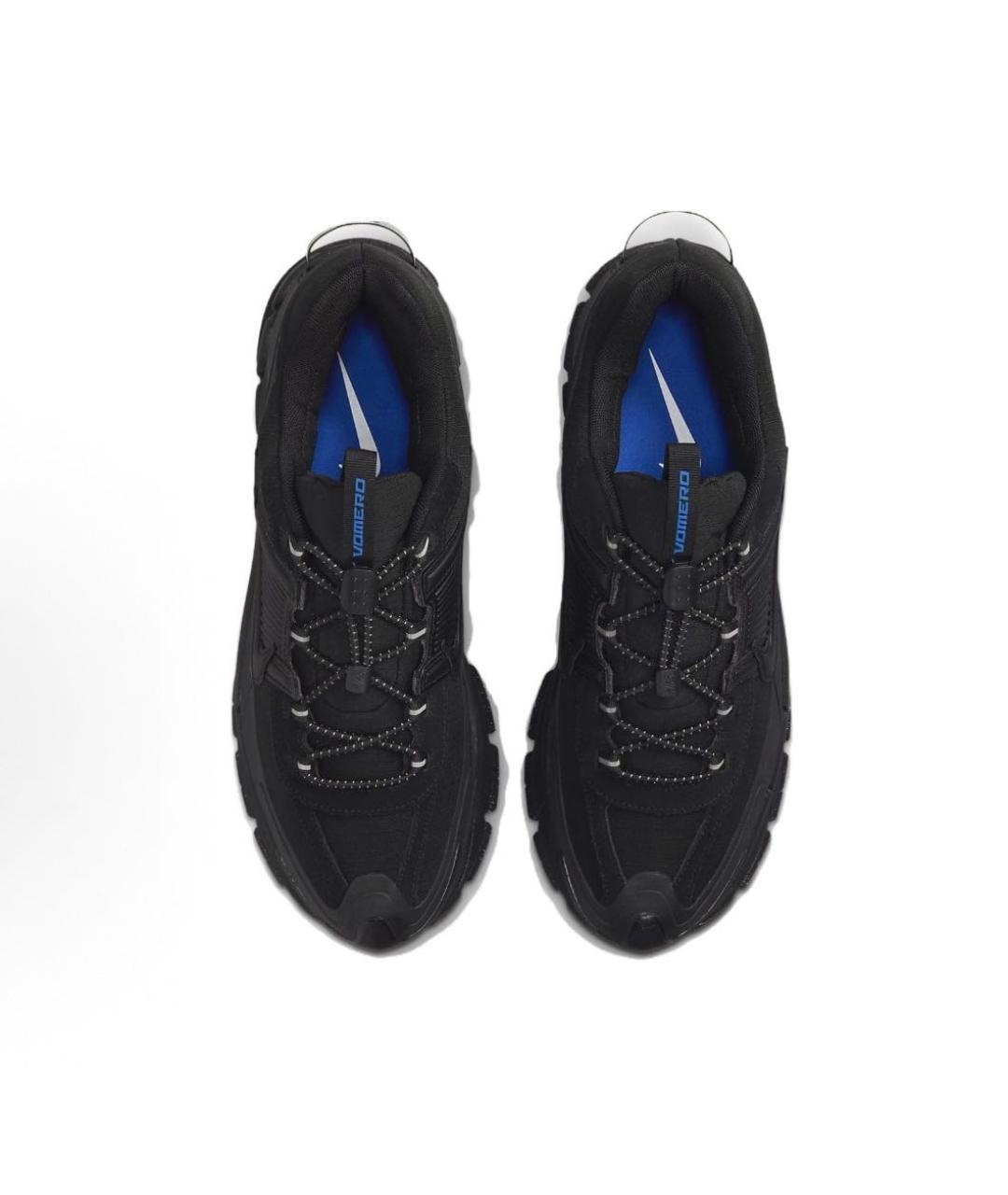 NIKE Черные синтетические низкие кроссовки / кеды, фото 3