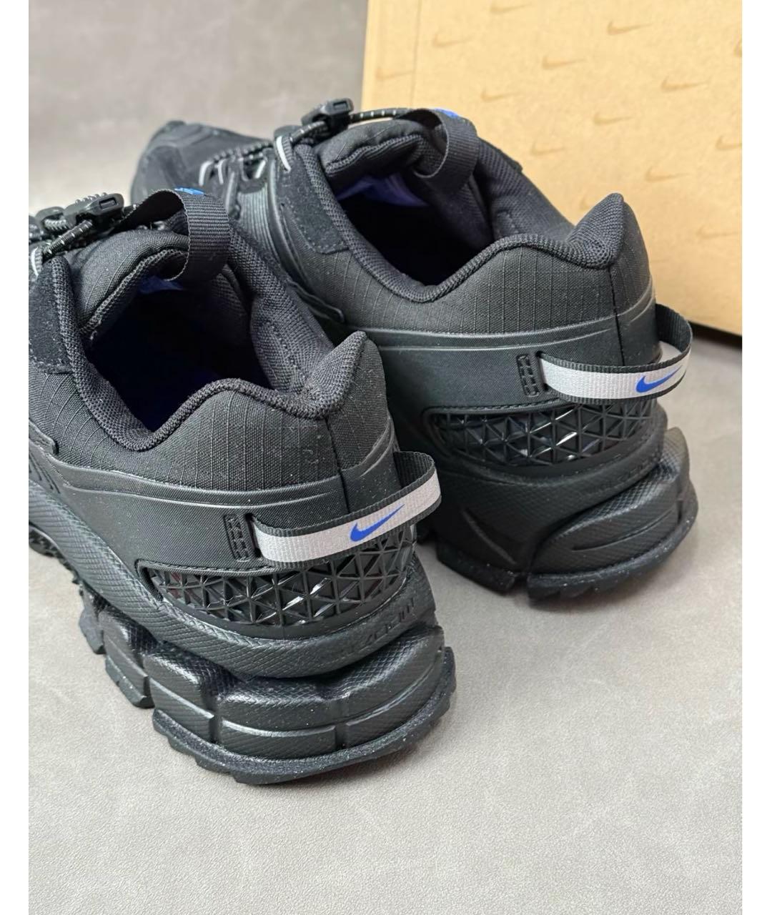 NIKE Черные синтетические низкие кроссовки / кеды, фото 6