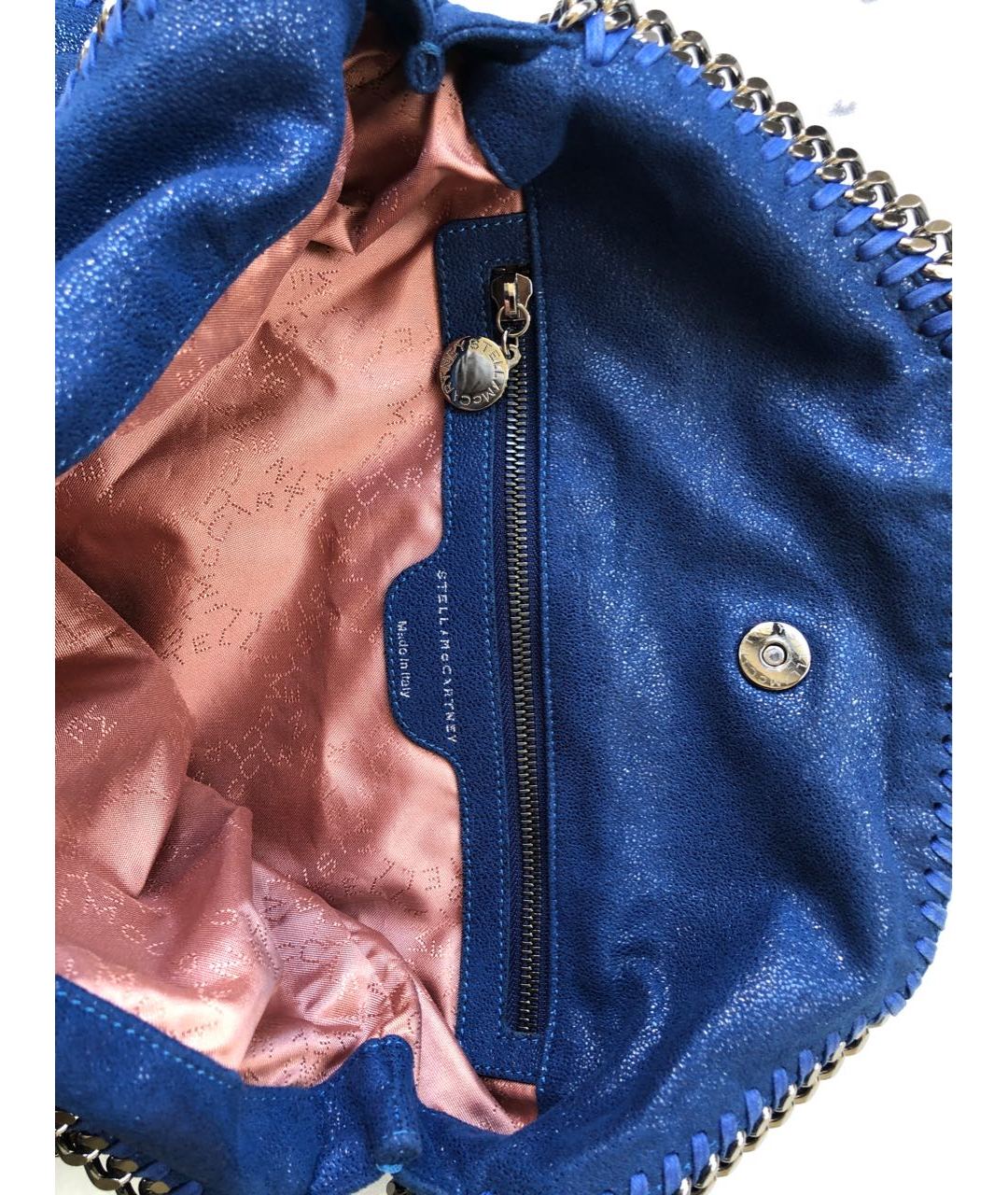 STELLA MCCARTNEY Синяя сумка тоут из искусственной кожи, фото 5