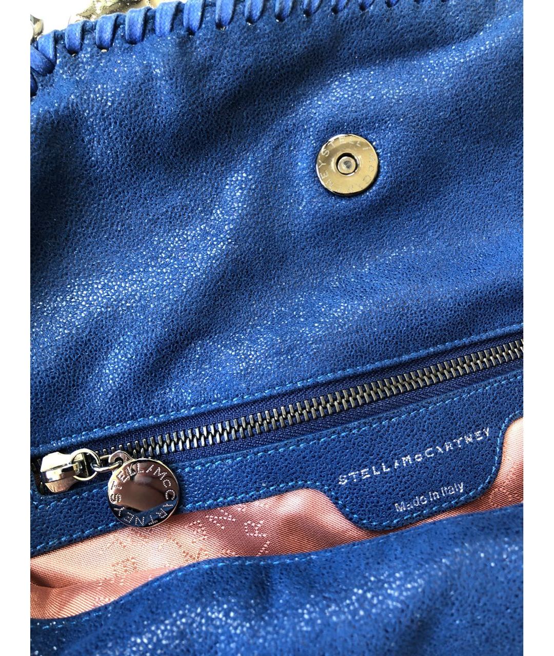 STELLA MCCARTNEY Синяя сумка тоут из искусственной кожи, фото 4