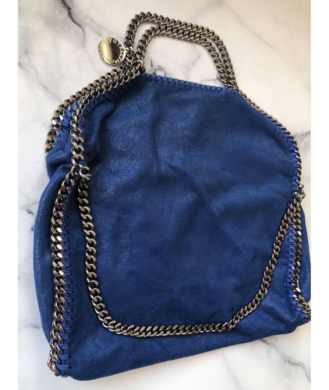STELLA MCCARTNEY Синяя сумка тоут из искусственной кожи, фото 2