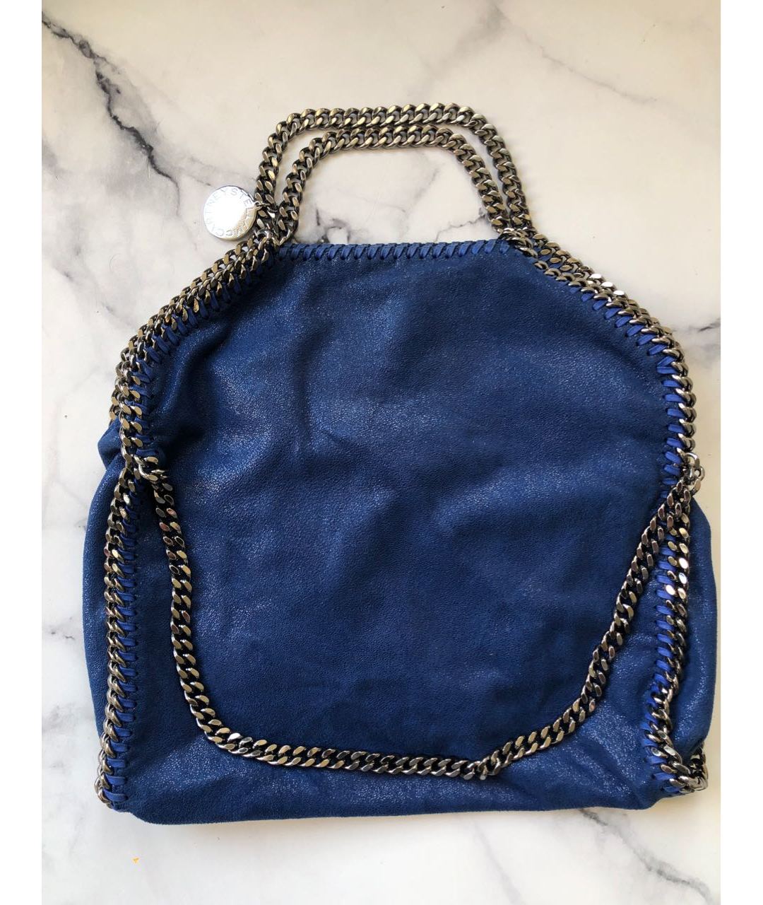 STELLA MCCARTNEY Синяя сумка тоут из искусственной кожи, фото 8