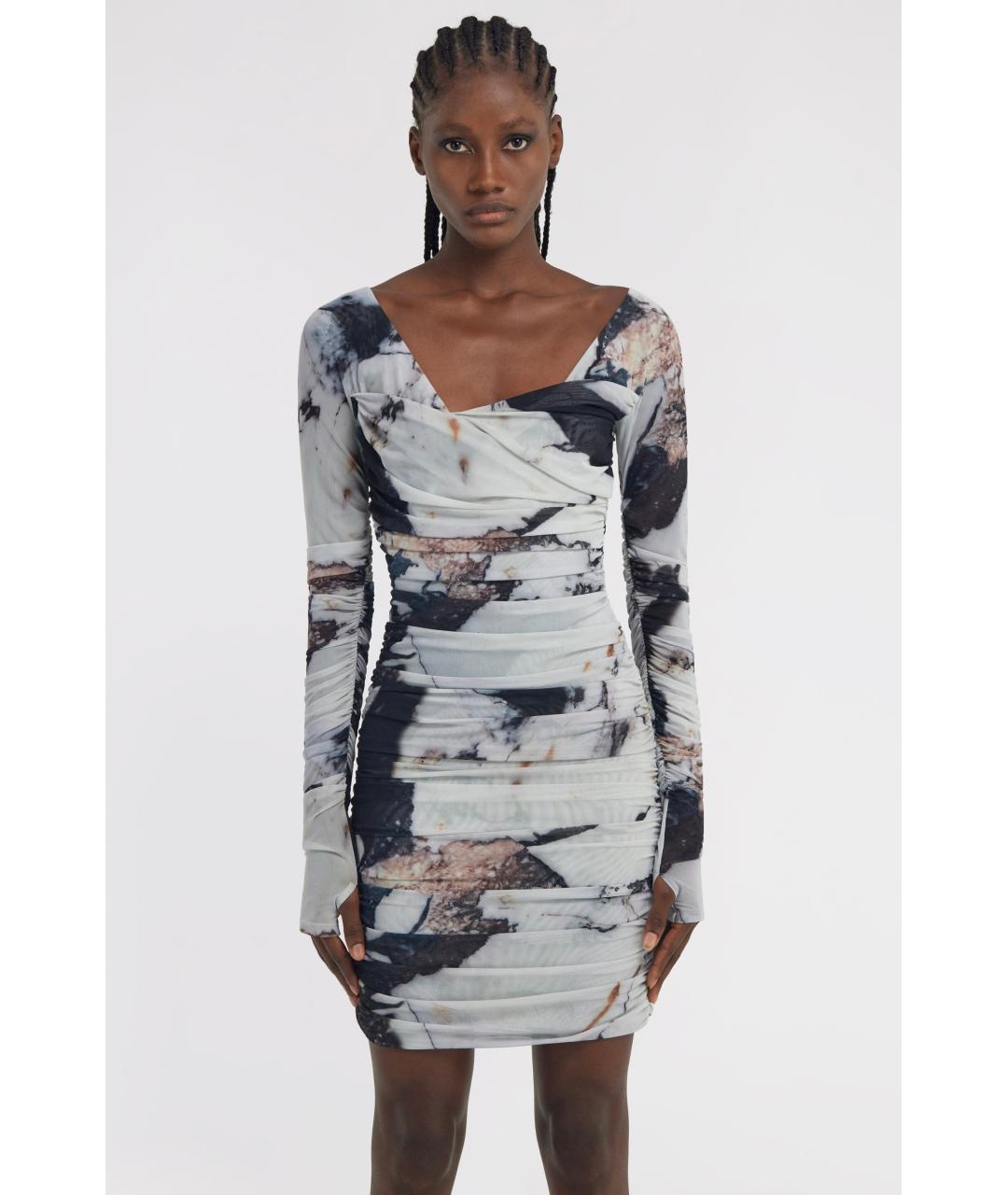 ROBERTO CAVALLI Мульти коктейльное платье, фото 4