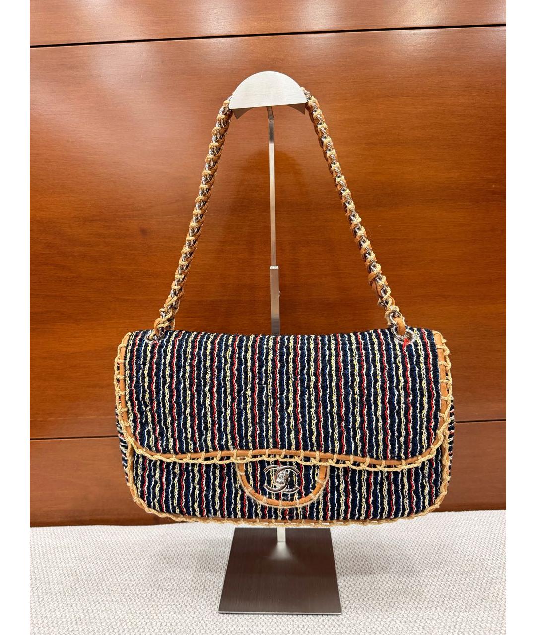 CHANEL Мульти твидовая сумка с короткими ручками, фото 6