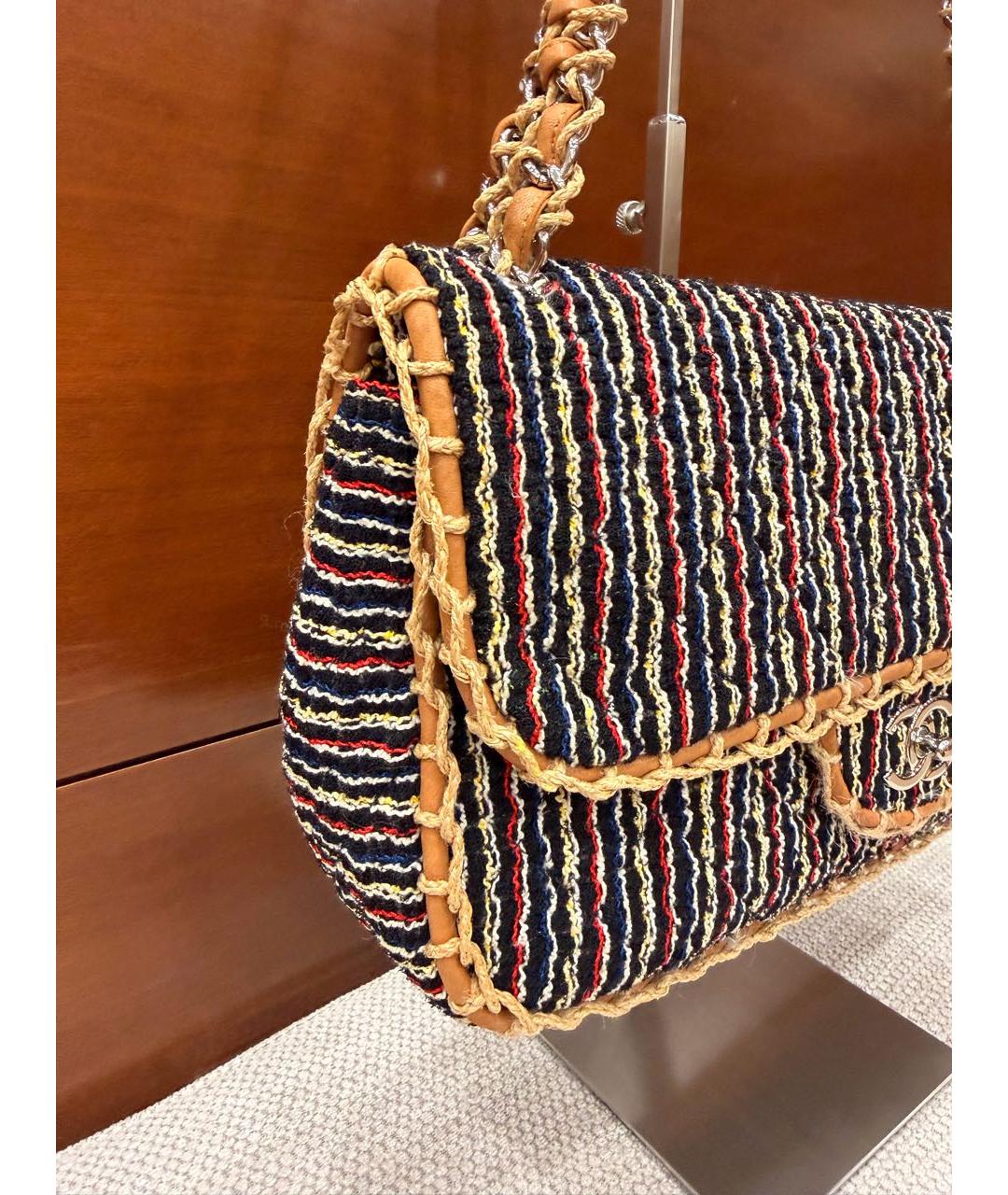 CHANEL Мульти твидовая сумка с короткими ручками, фото 7