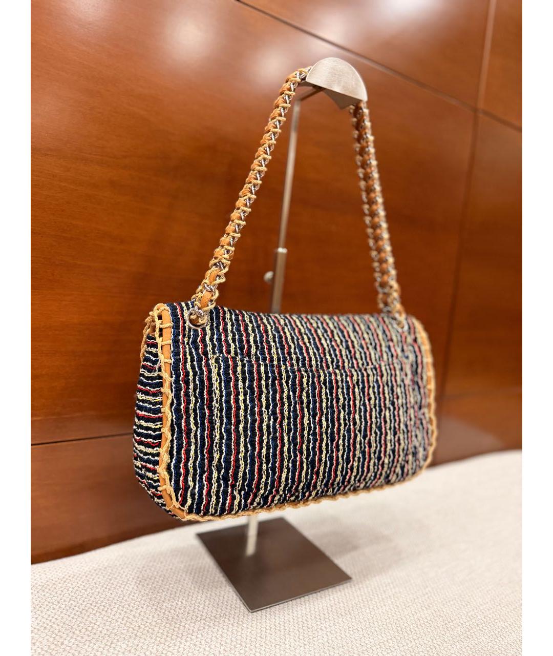 CHANEL Мульти твидовая сумка с короткими ручками, фото 3