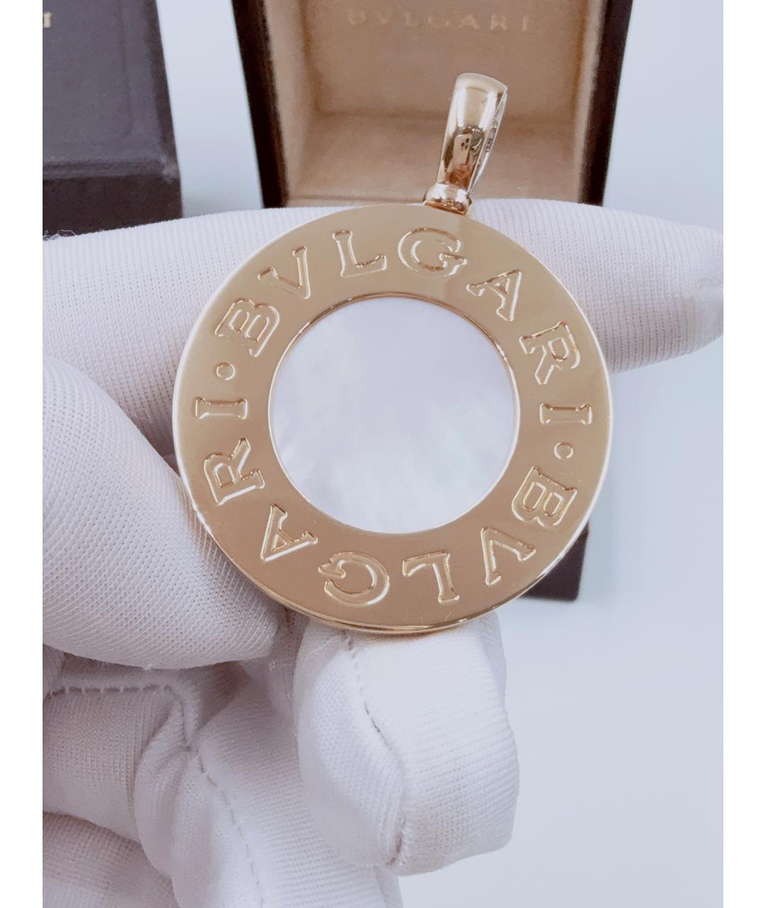 BVLGARI Золотой кулон из розового золота, фото 4