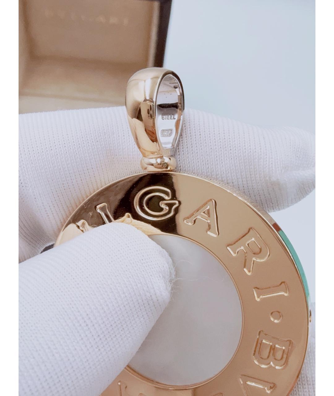 BVLGARI Золотой кулон из розового золота, фото 9