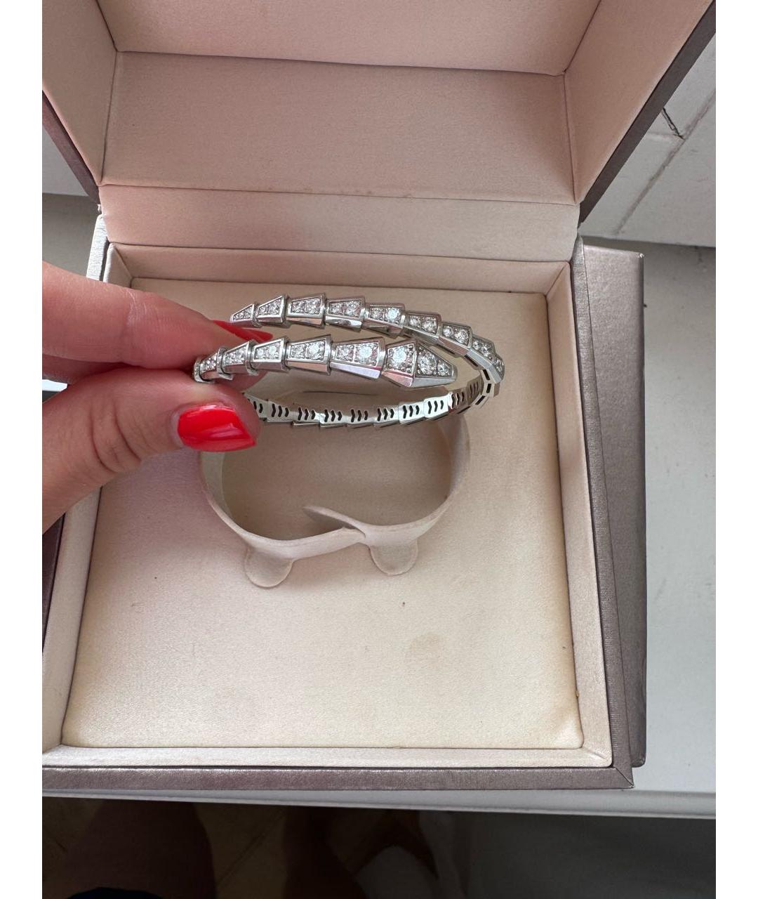 BVLGARI Белый браслет из белого золота, фото 2