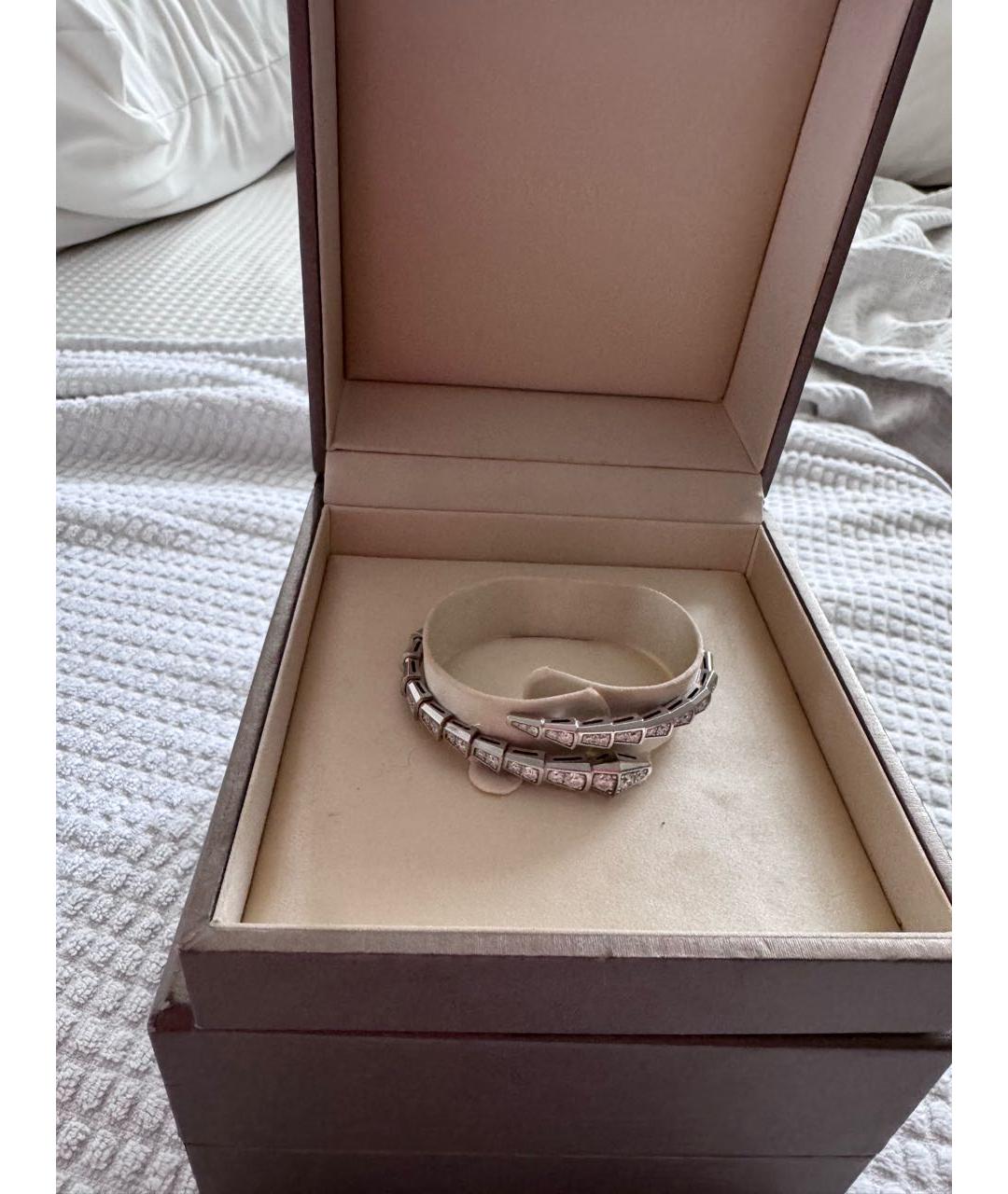 BVLGARI Белый браслет из белого золота, фото 4