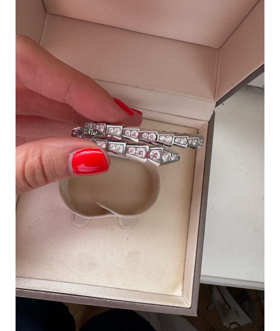 BVLGARI Белый браслет из белого золота, фото 6