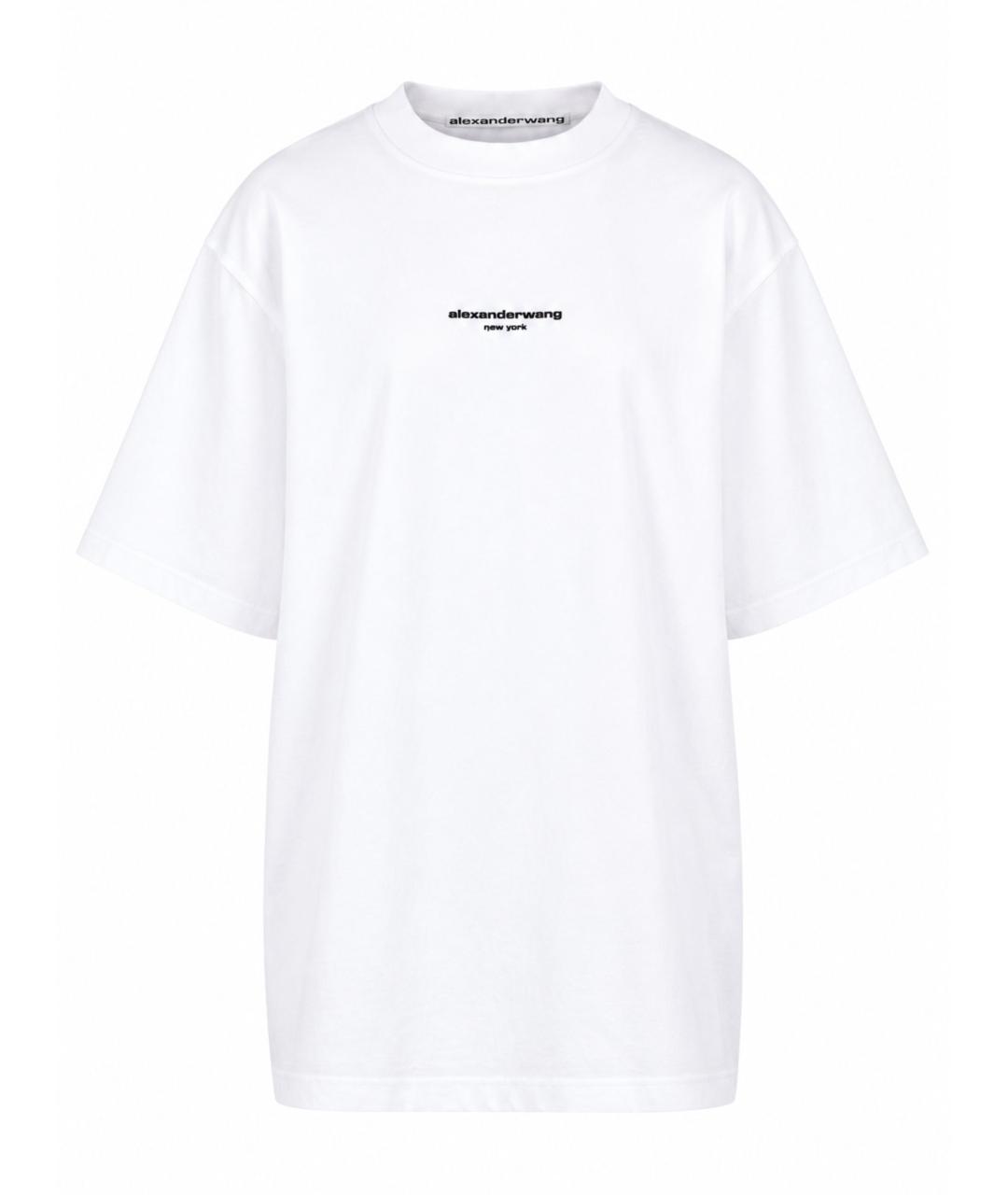 ALEXANDER WANG Белая хлопковая футболка, фото 1