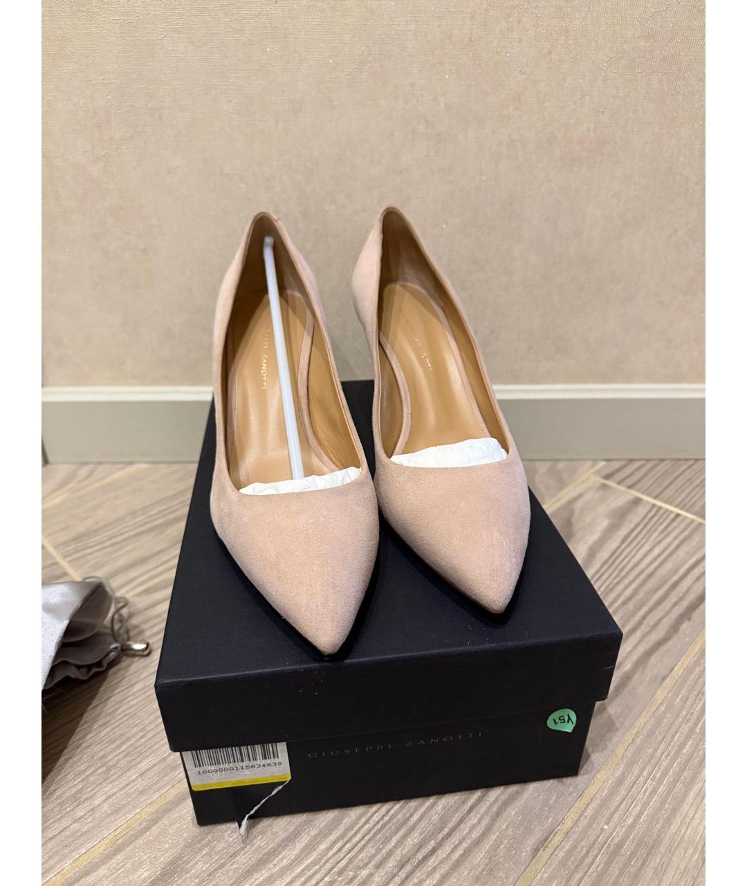 GIUSEPPE ZANOTTI DESIGN Розовые замшевые туфли, фото 7