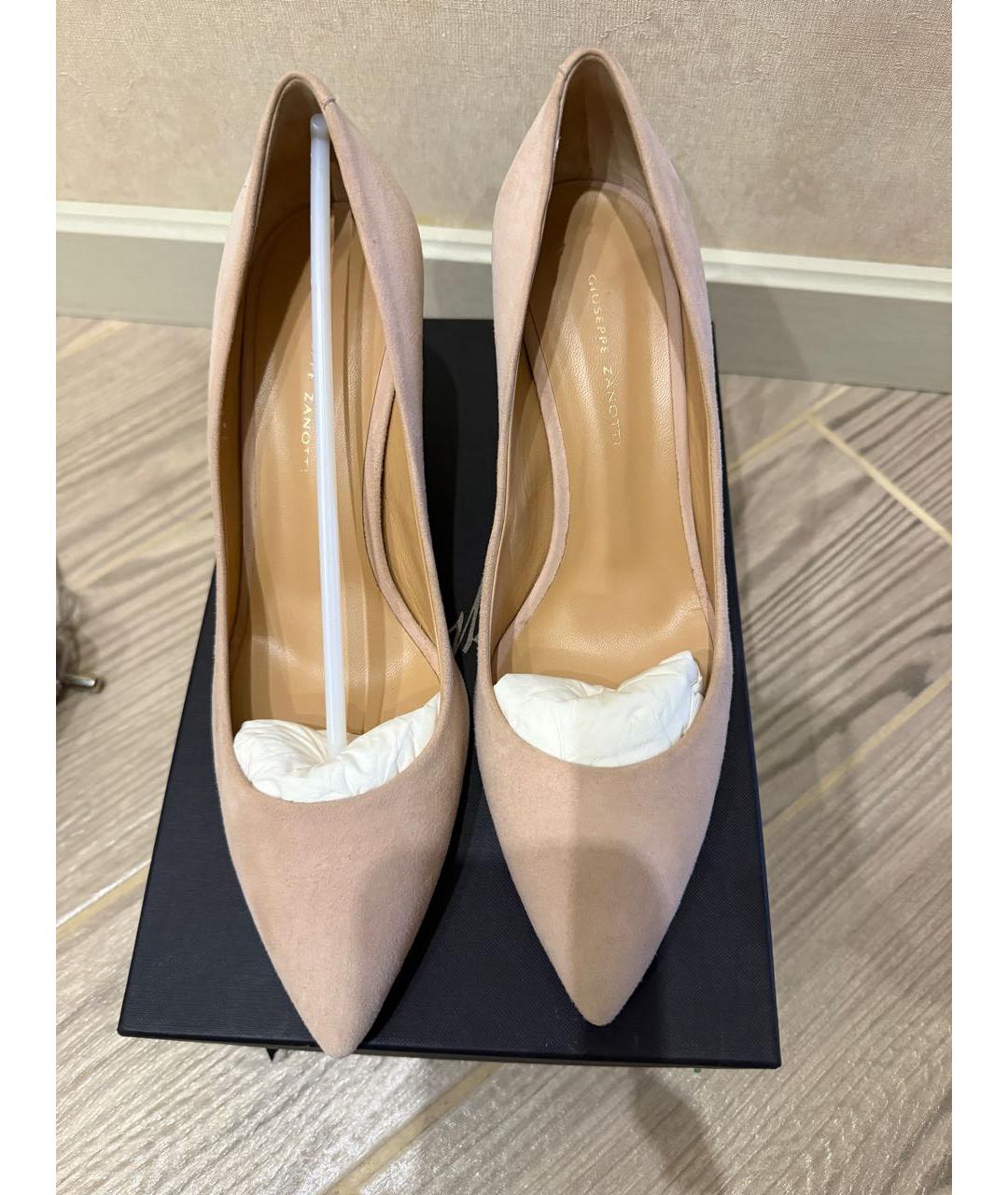 GIUSEPPE ZANOTTI DESIGN Розовые замшевые туфли, фото 2