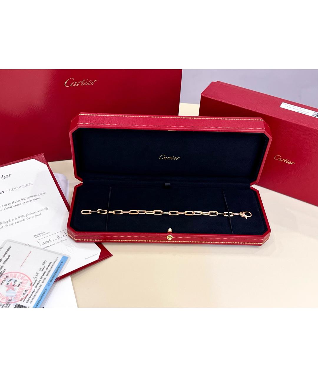CARTIER Золотой браслет из розового золота, фото 2