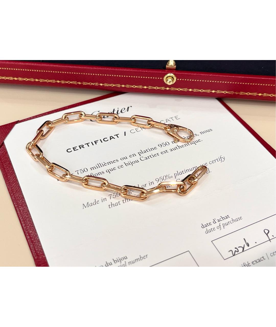 CARTIER Золотой браслет из розового золота, фото 4