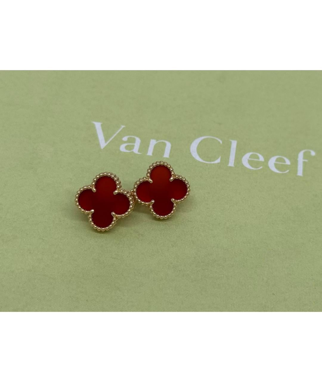 VAN CLEEF & ARPELS Золотые серьги из розового золота, фото 3