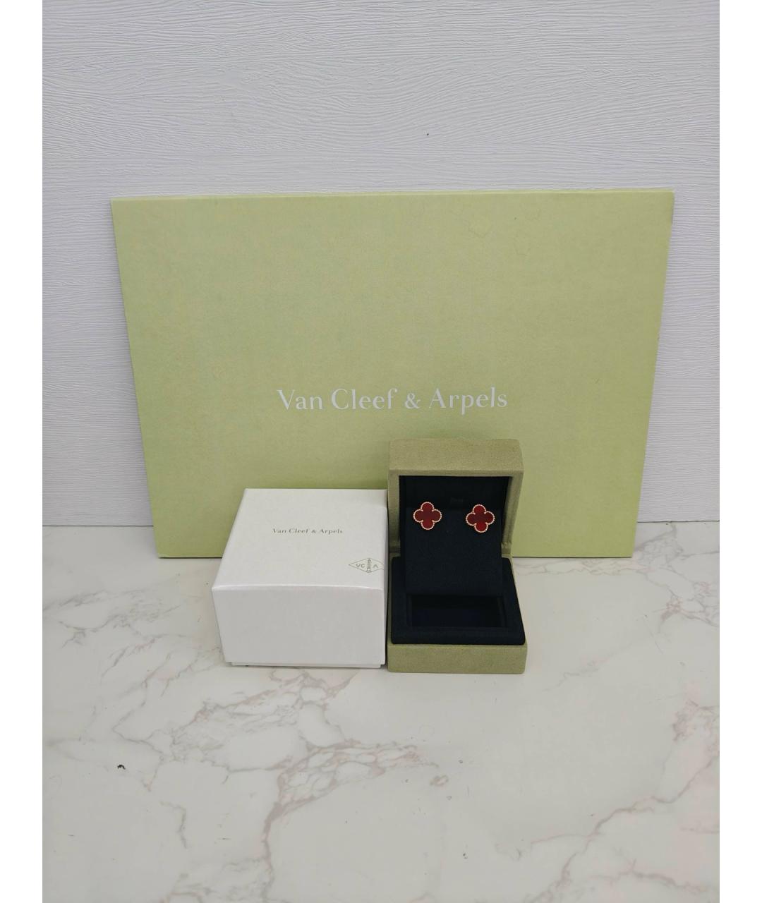 VAN CLEEF & ARPELS Золотые серьги из розового золота, фото 2