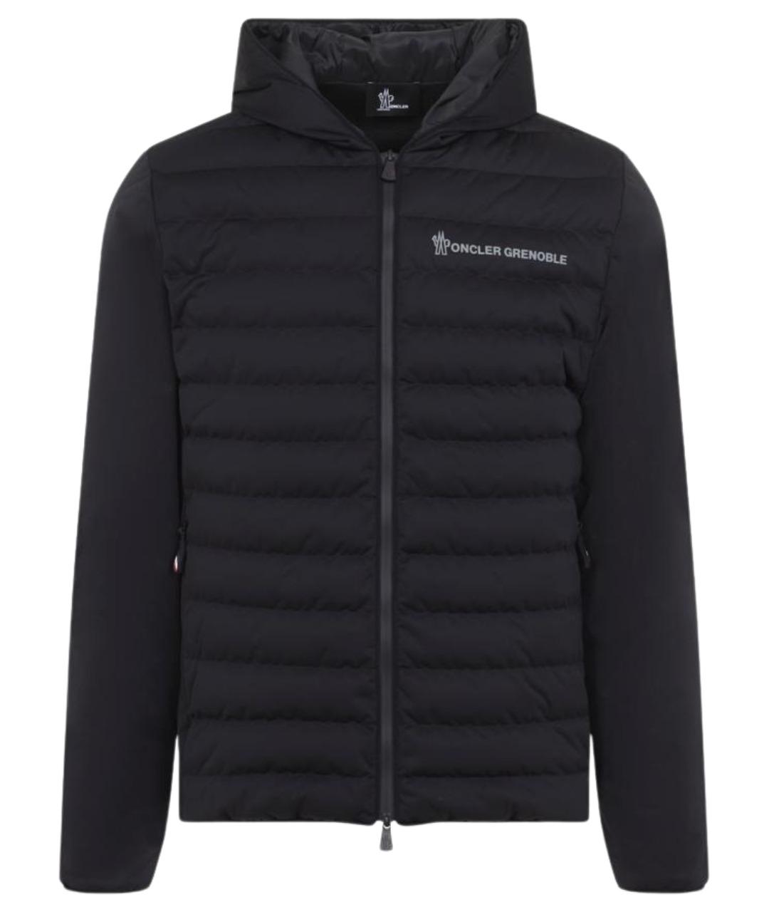 MONCLER GRENOBLE Черная полиэстеровая куртка, фото 1