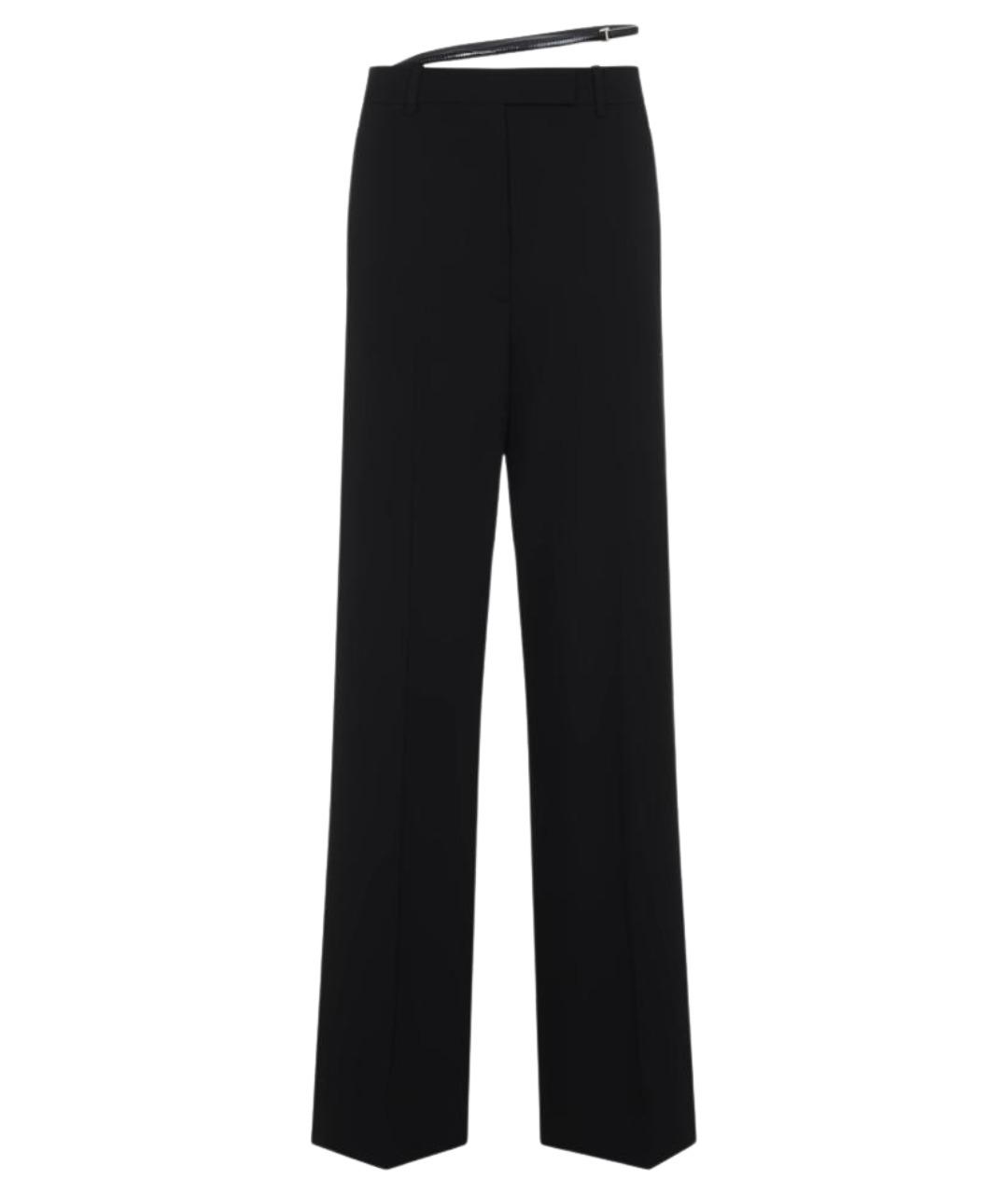 TOM FORD Черные шерстяные прямые брюки, фото 1