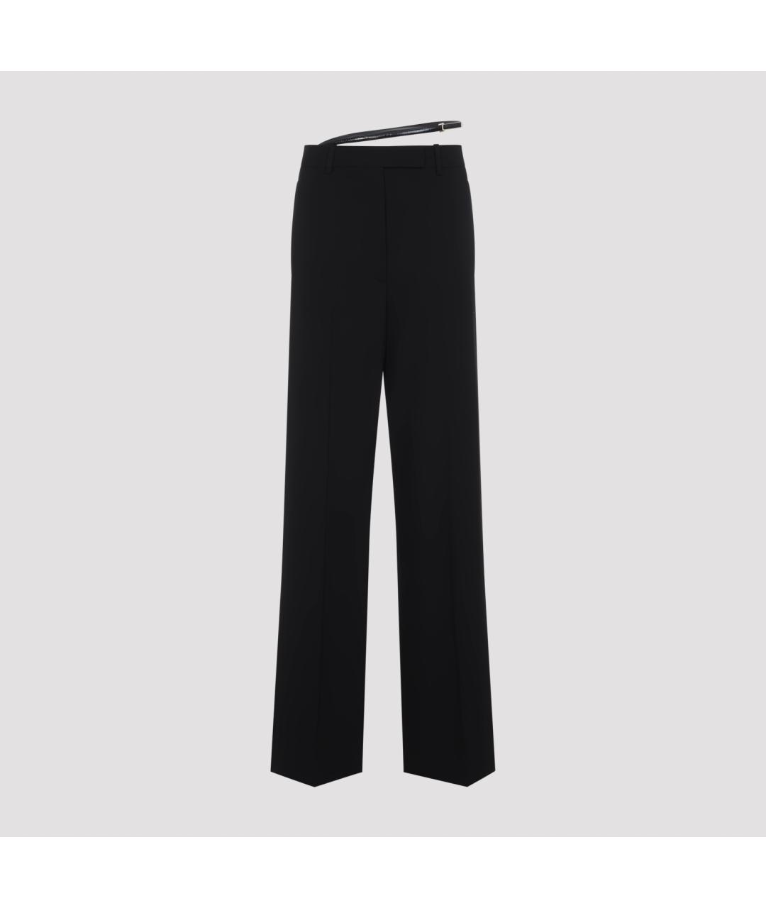 TOM FORD Черные шерстяные прямые брюки, фото 2
