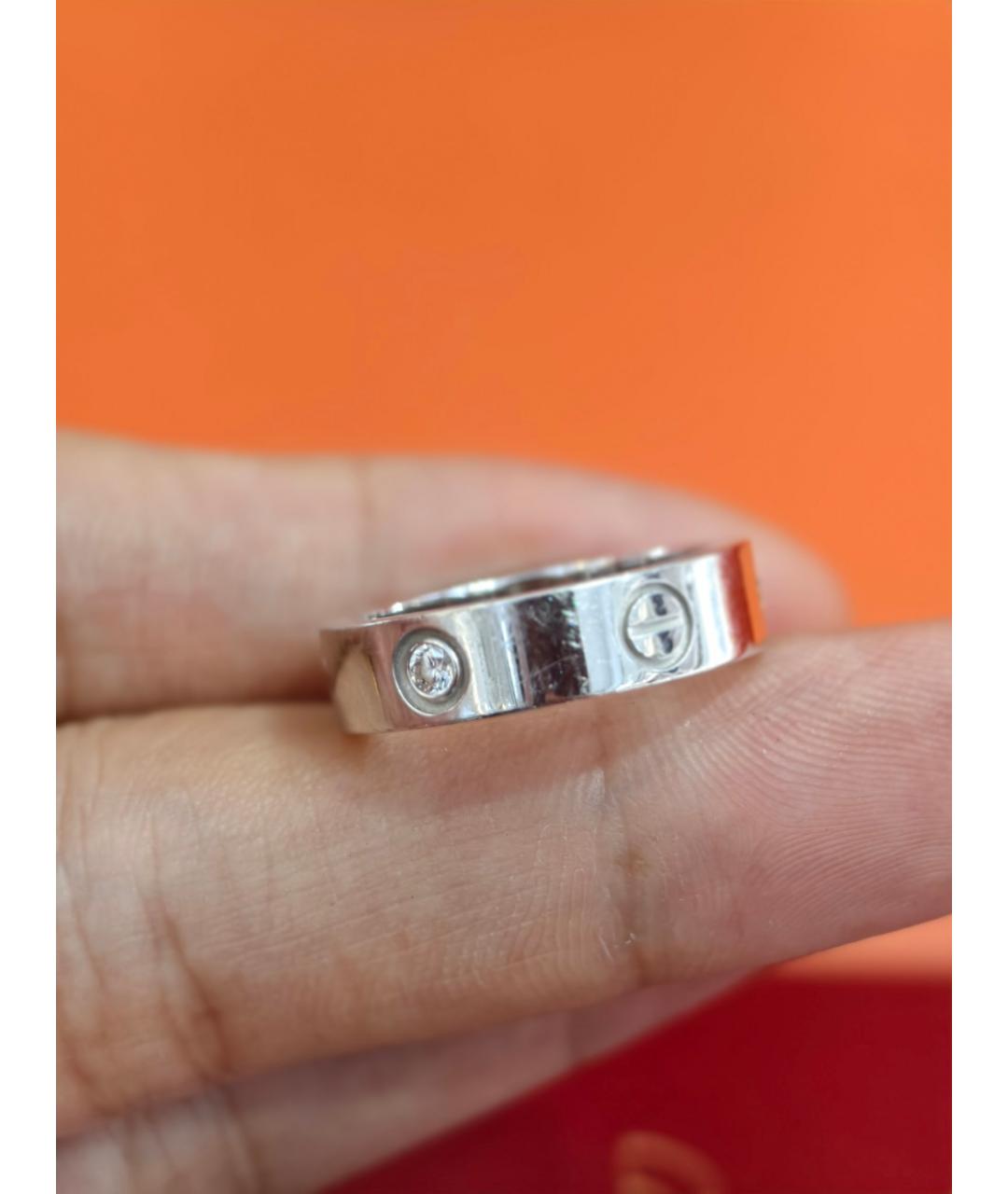 CARTIER Серебряное кольцо из белого золота, фото 5